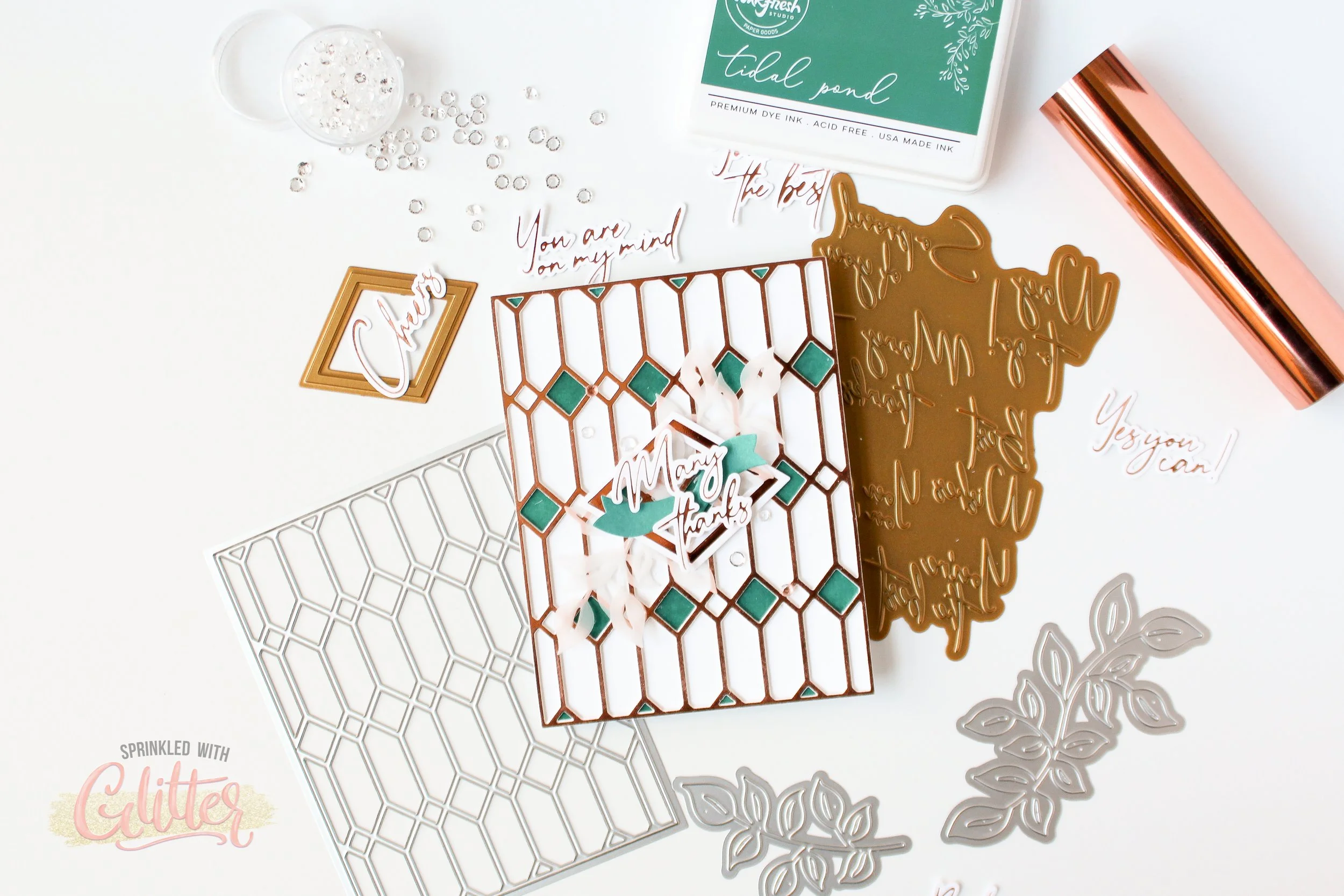 Foiling Die Cut Images With The Pinkfresh Studio Solid Hot Foil Plate