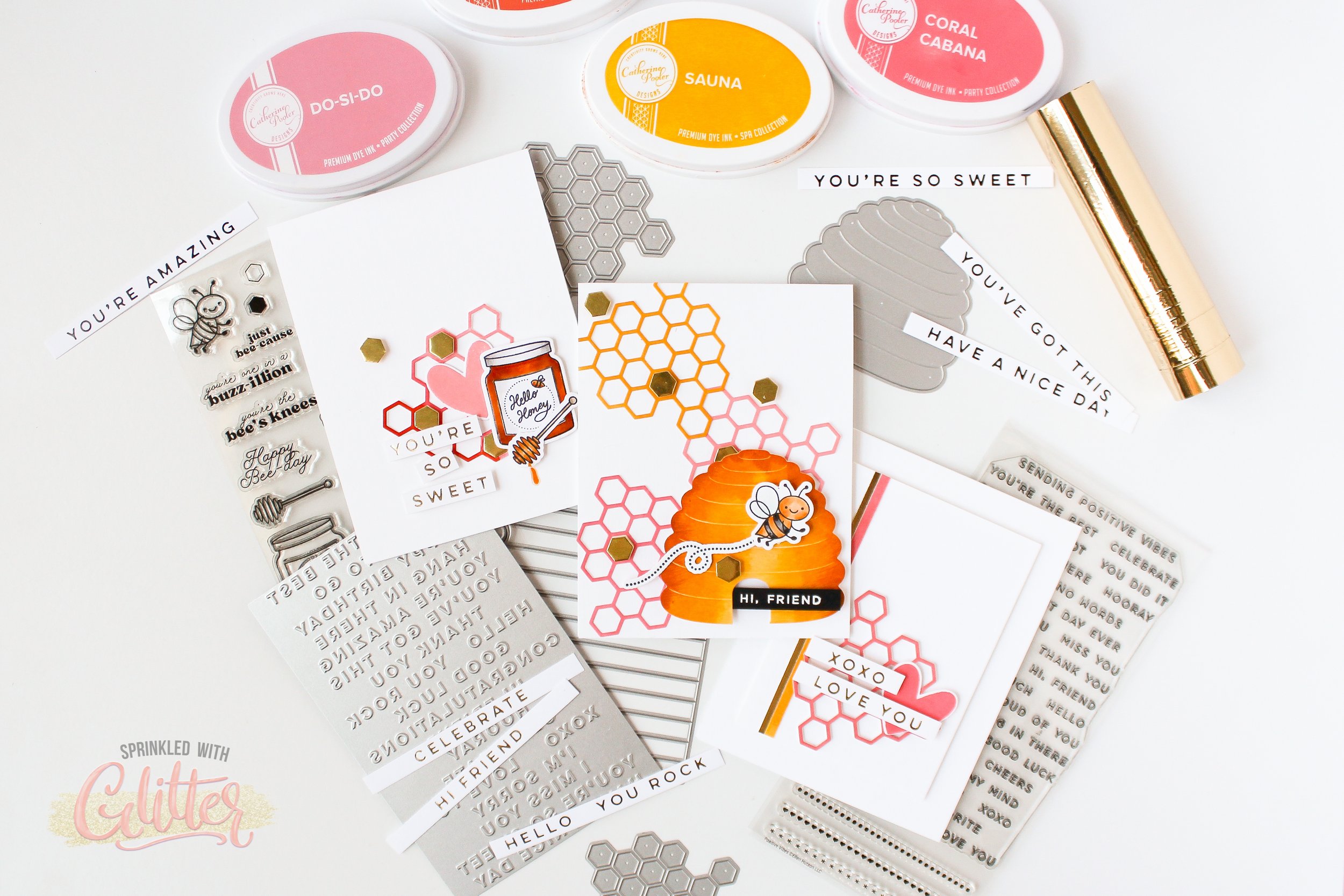 How To Quickly Create Multiple Stamped Sentiment Strips - Essentials By Ellen June 2022 Release