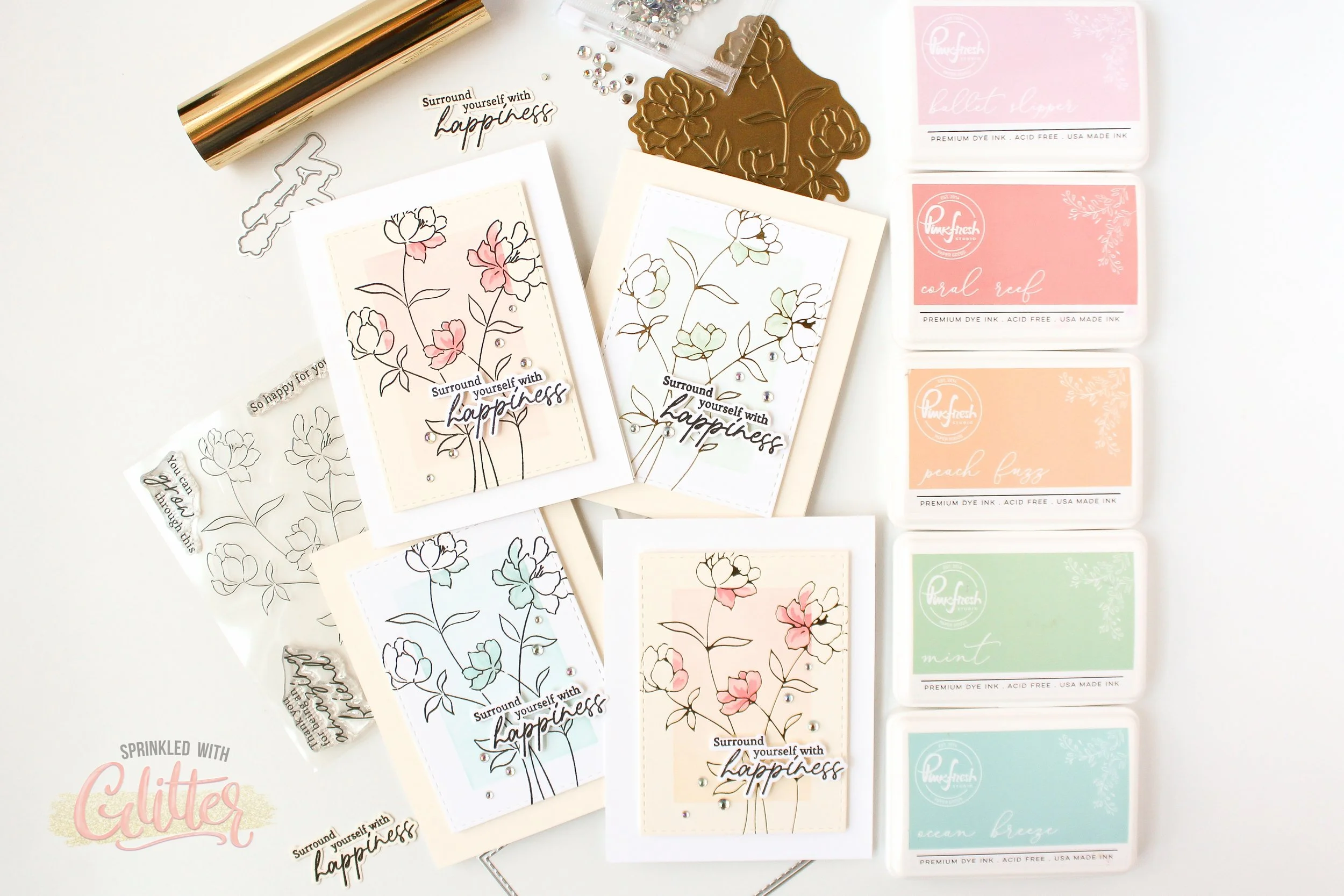 Simple Sets Series - Episode 1 Easy To Create Stamped And Foiled Card Sets