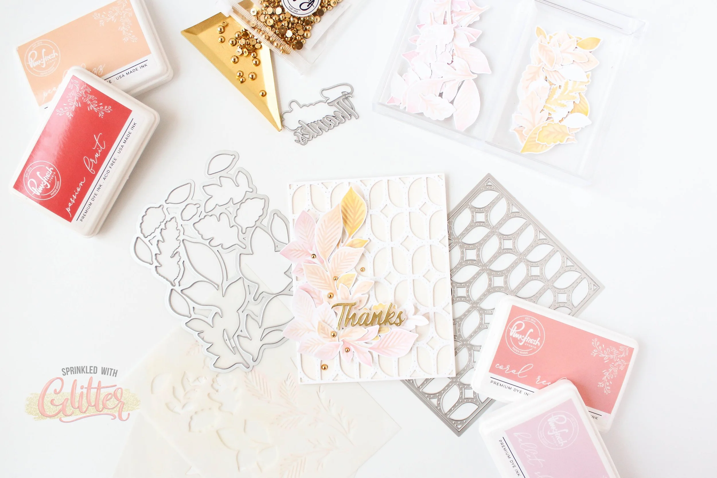 Fall Thank You Card With A Color Twist