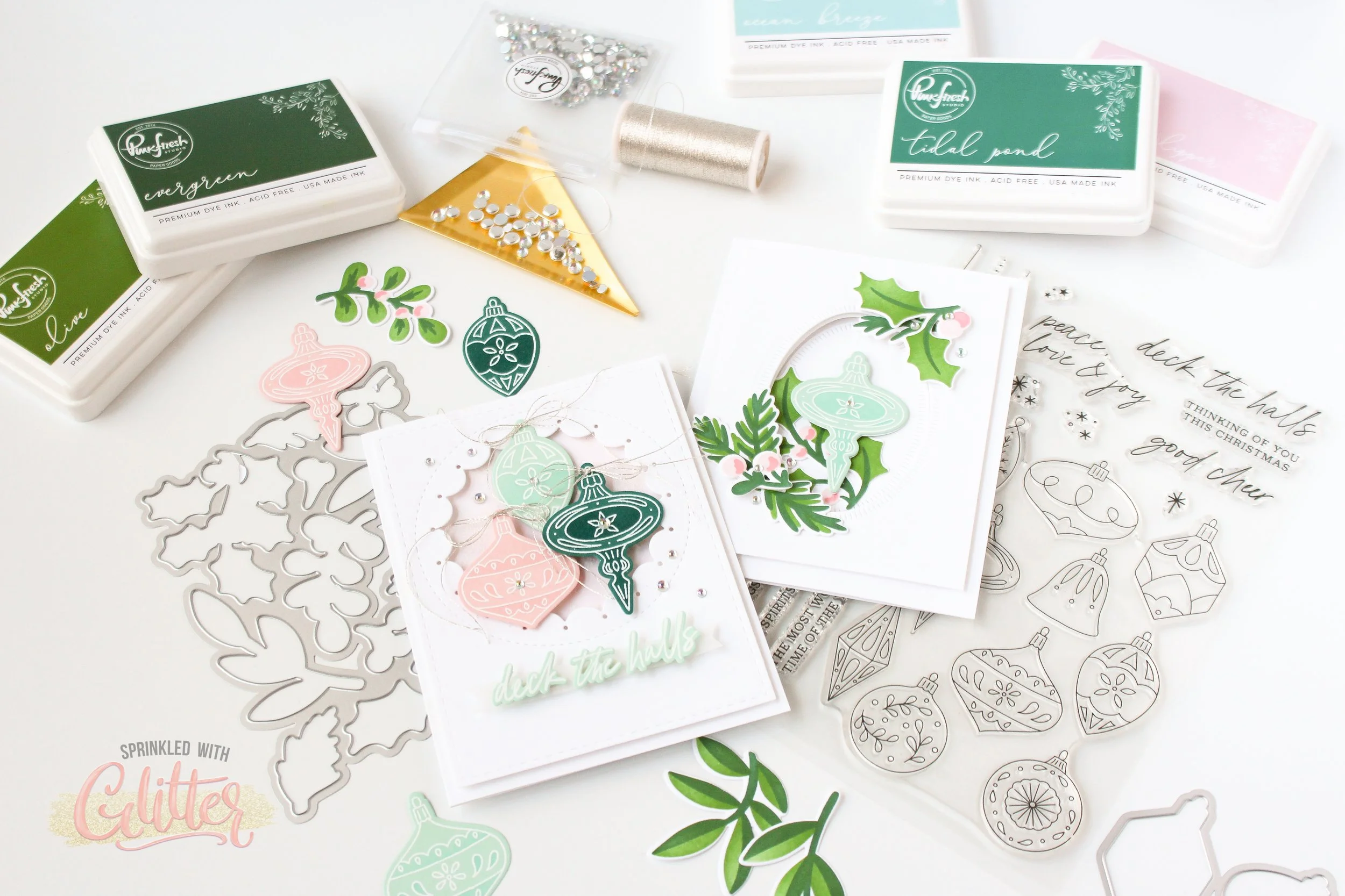 How To Create An Easy Interactive Spinner Card - Pinkfresh Studio Holiday 2022 Release Blog Hop