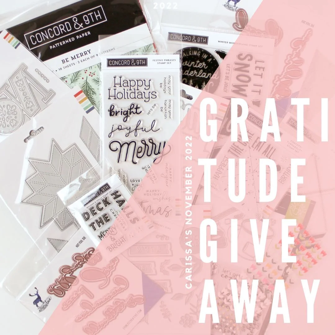 November 2022 Gratitude Giveaway