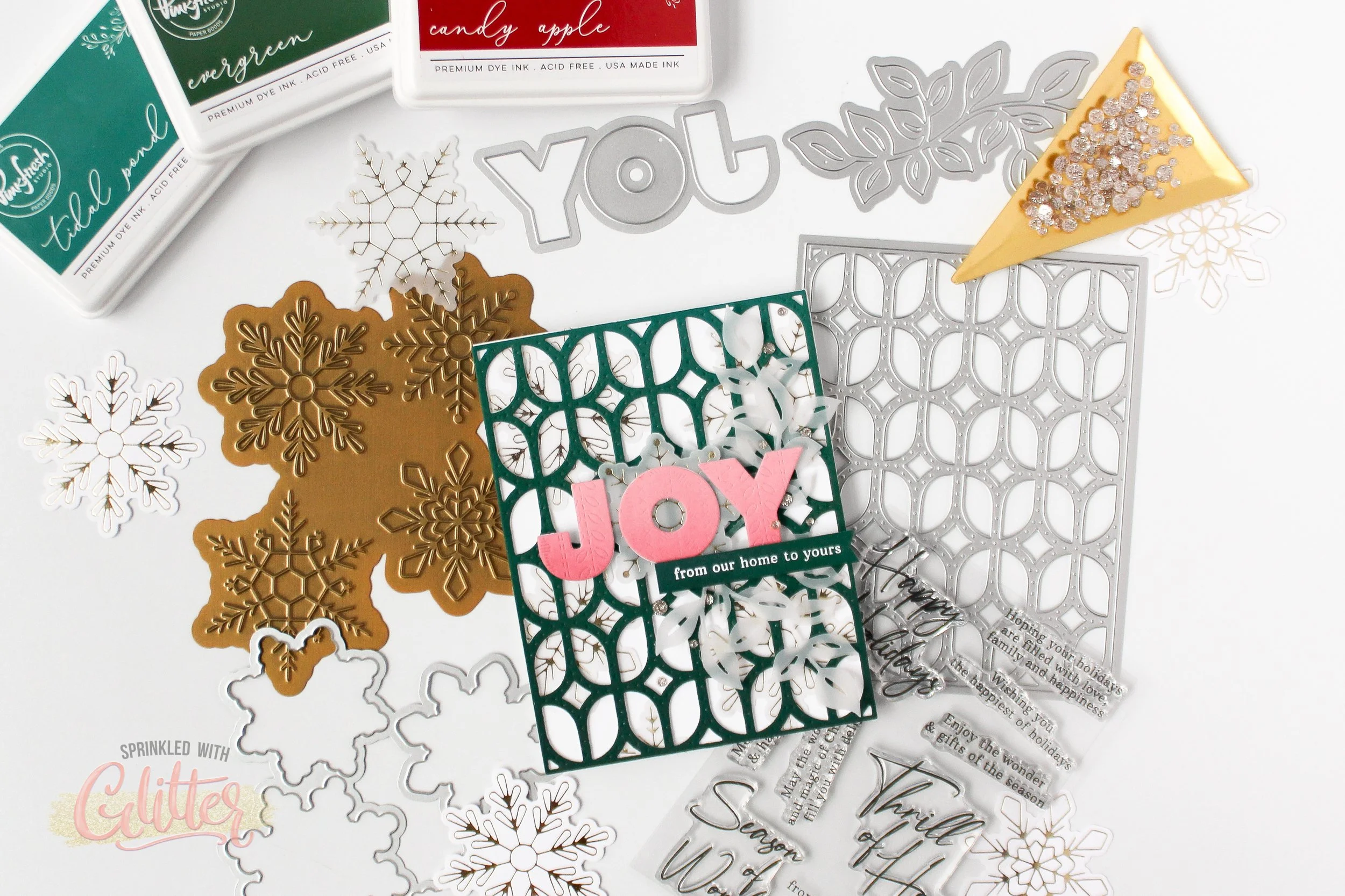 Ink Blending On Colored Card Stock