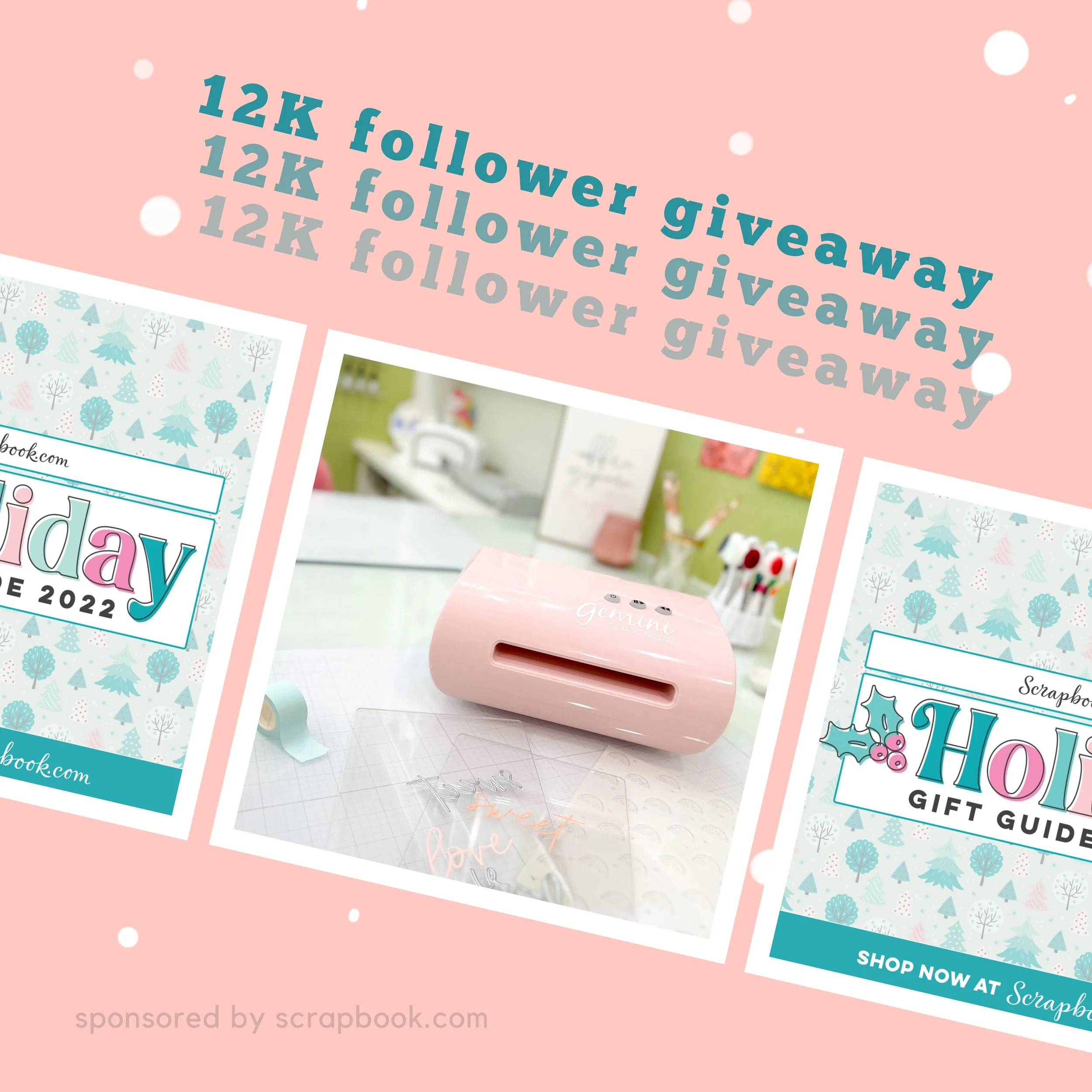 12K Instagram Follower Giveaway!  Win A Petal Pink Gemini Junior!
