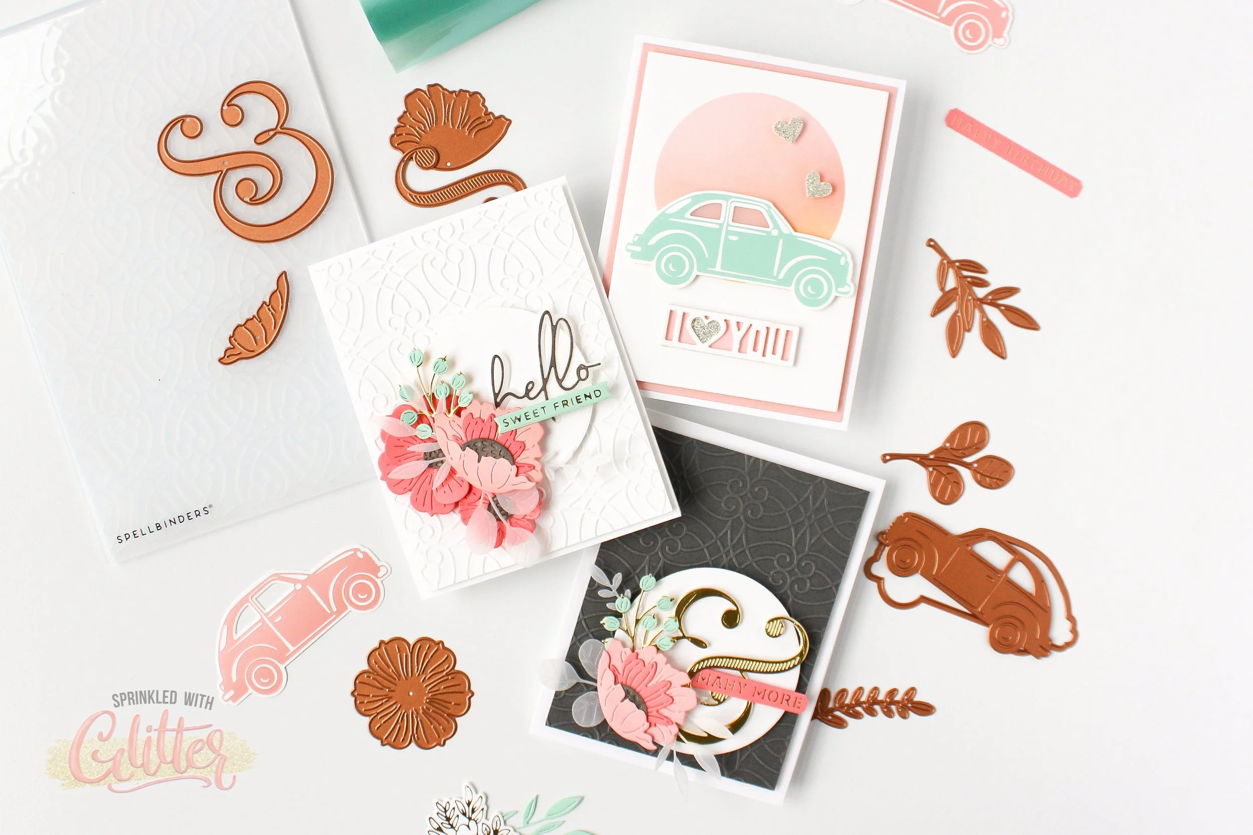 Using Color Palettes To Jumpstart Creativity And Card Making - Spellbinders January 2023 Club Kit Projects