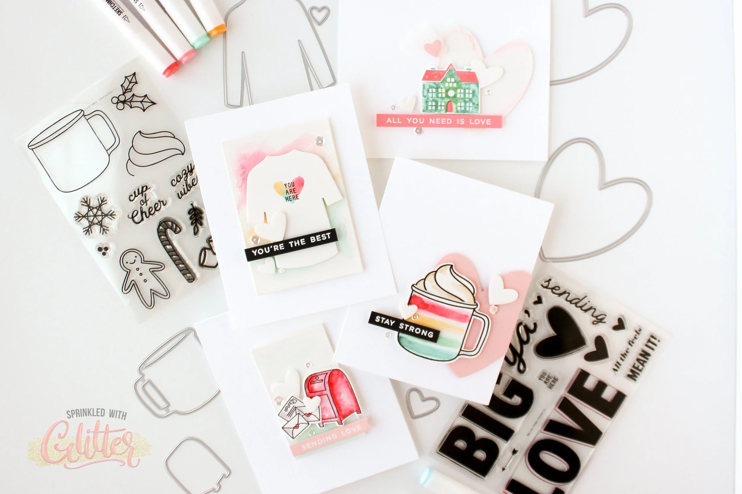 Stretch Your Holiday Stamps And Dies!  Don't Put Away Your Holiday Supplies Yet!