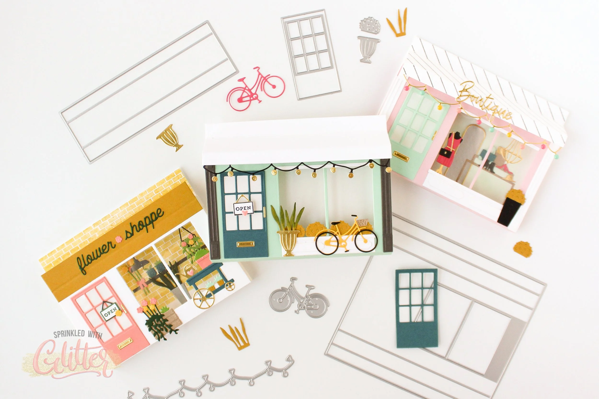 How To Assemble The Concord &amp; 9th Window Shoppe Pop Up Base Dies