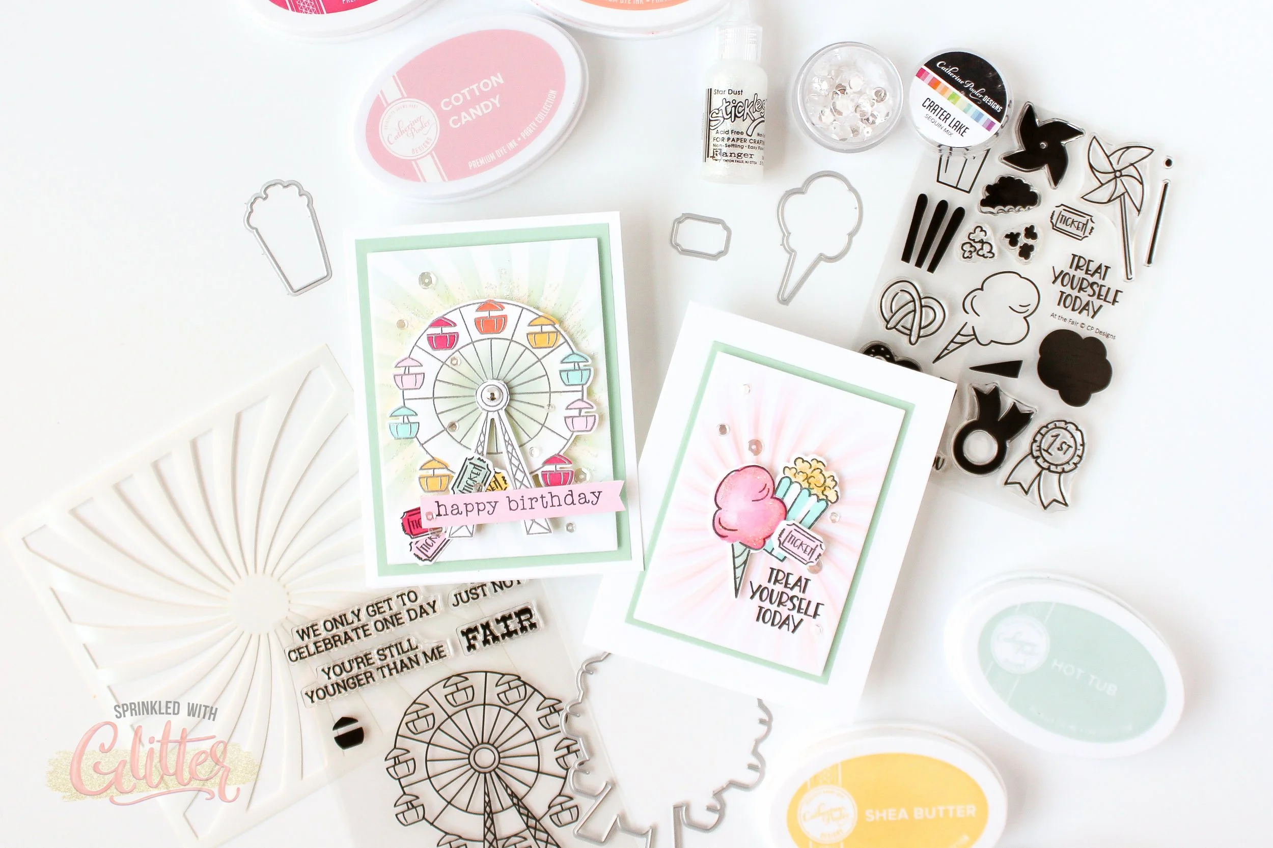 Fair Play!  A Look At The New Cotton Candy Ink From Catherine Pooler!