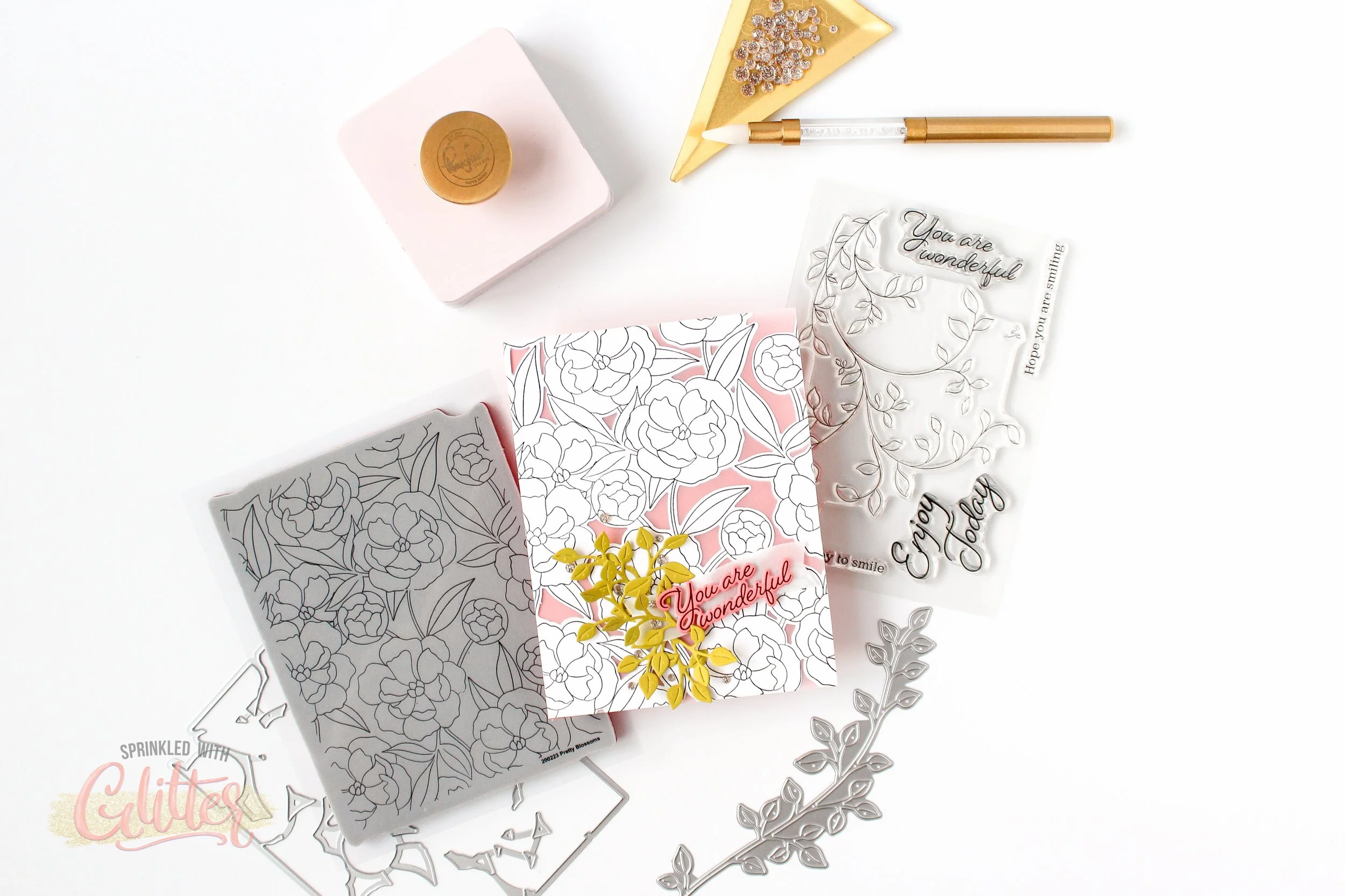 Partial Die Cutting With The Gemini Junior Machine - How To Create A Vellum Front Card