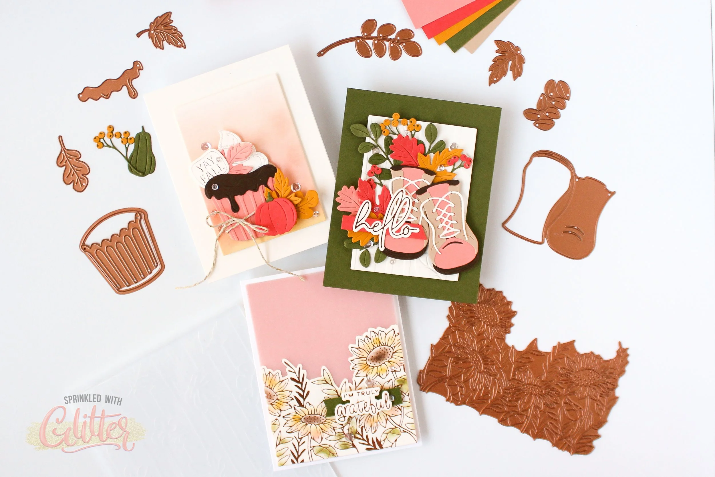 One Palette Three Cards September 2023 - Fall Vibes