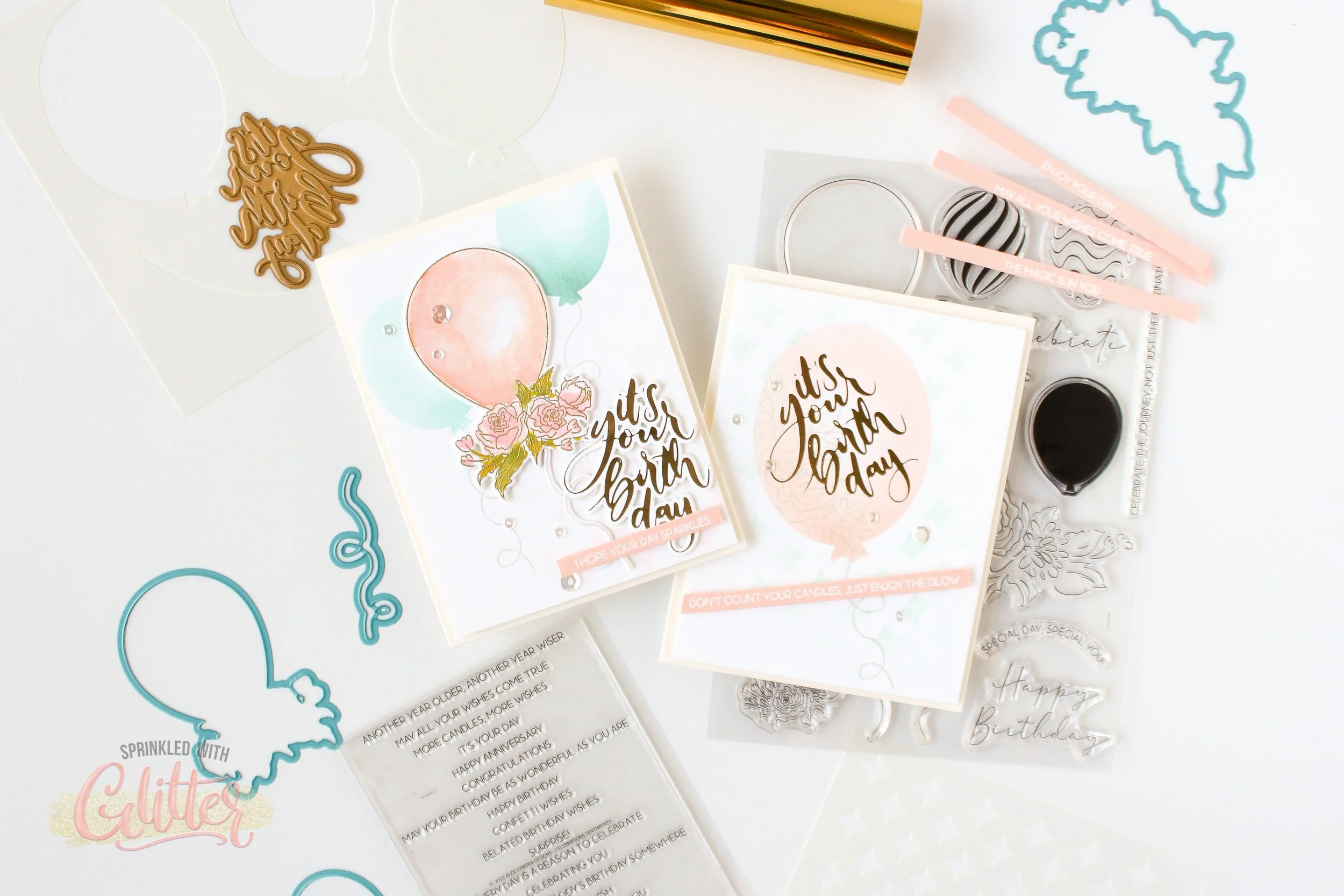 Elegant Birthday Card Designs - Alex Syberia Designs Birthday YouTube Hop