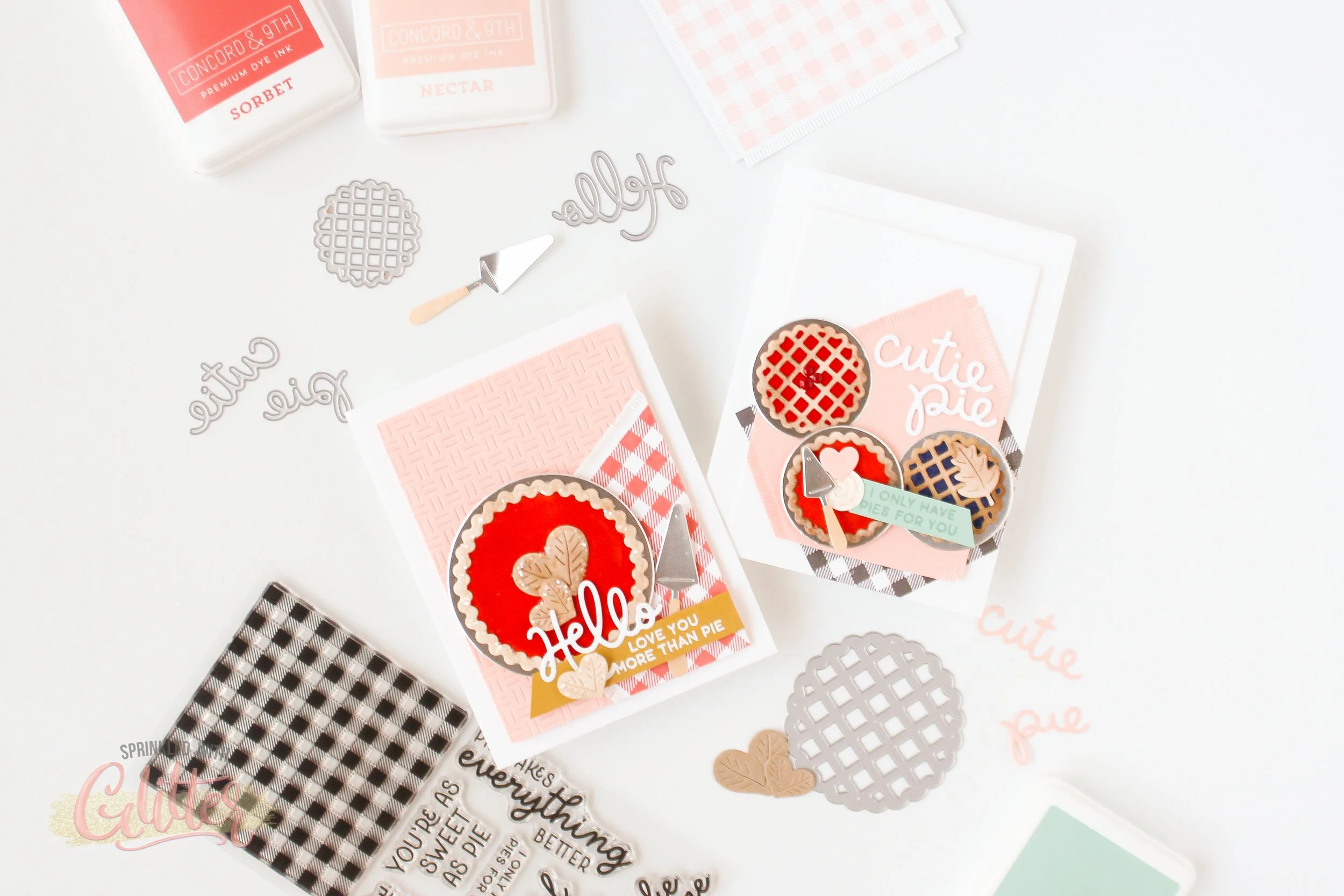 An Easy Way To Add Shine To Die Cuts - Concord and 9th October Release Is Here
