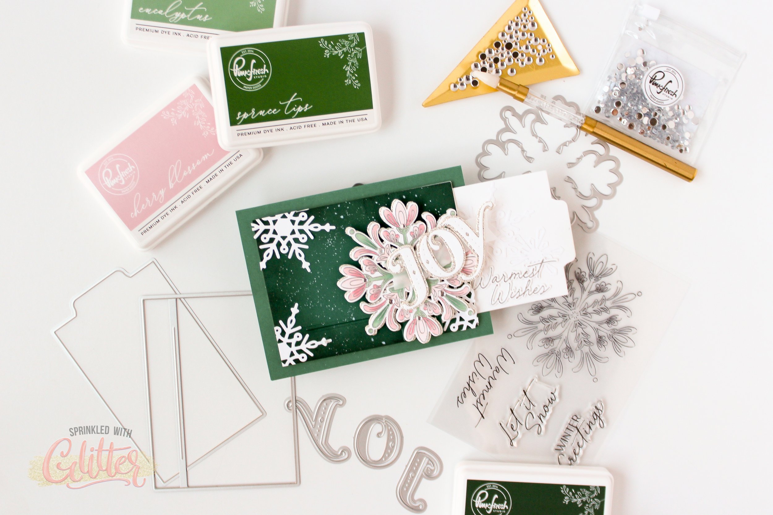 Pinkfresh Studio - Clear Stamps - Folk Snowflake