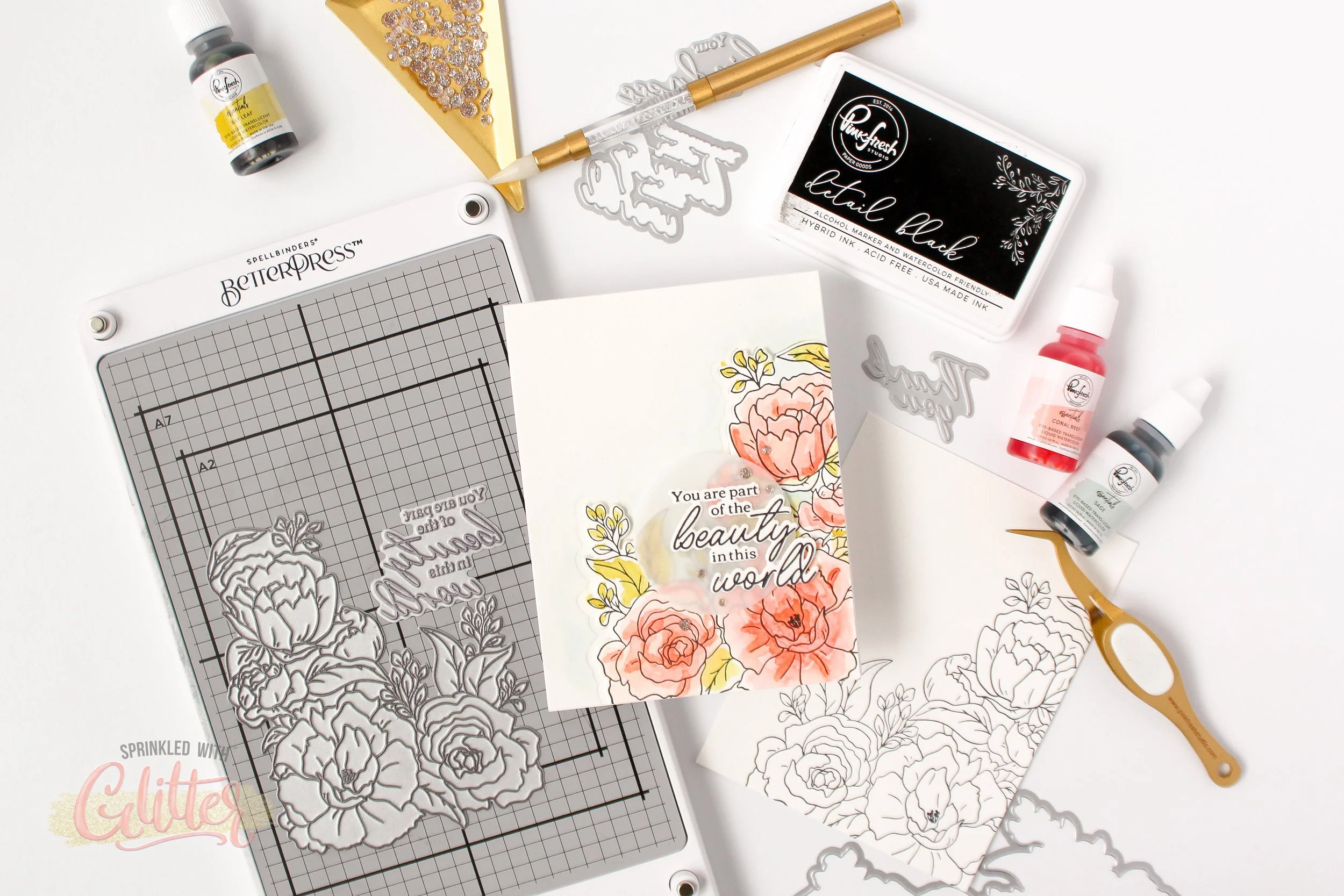 How To Create A Letterpress Look With Press Plates From Pinkfresh Studio