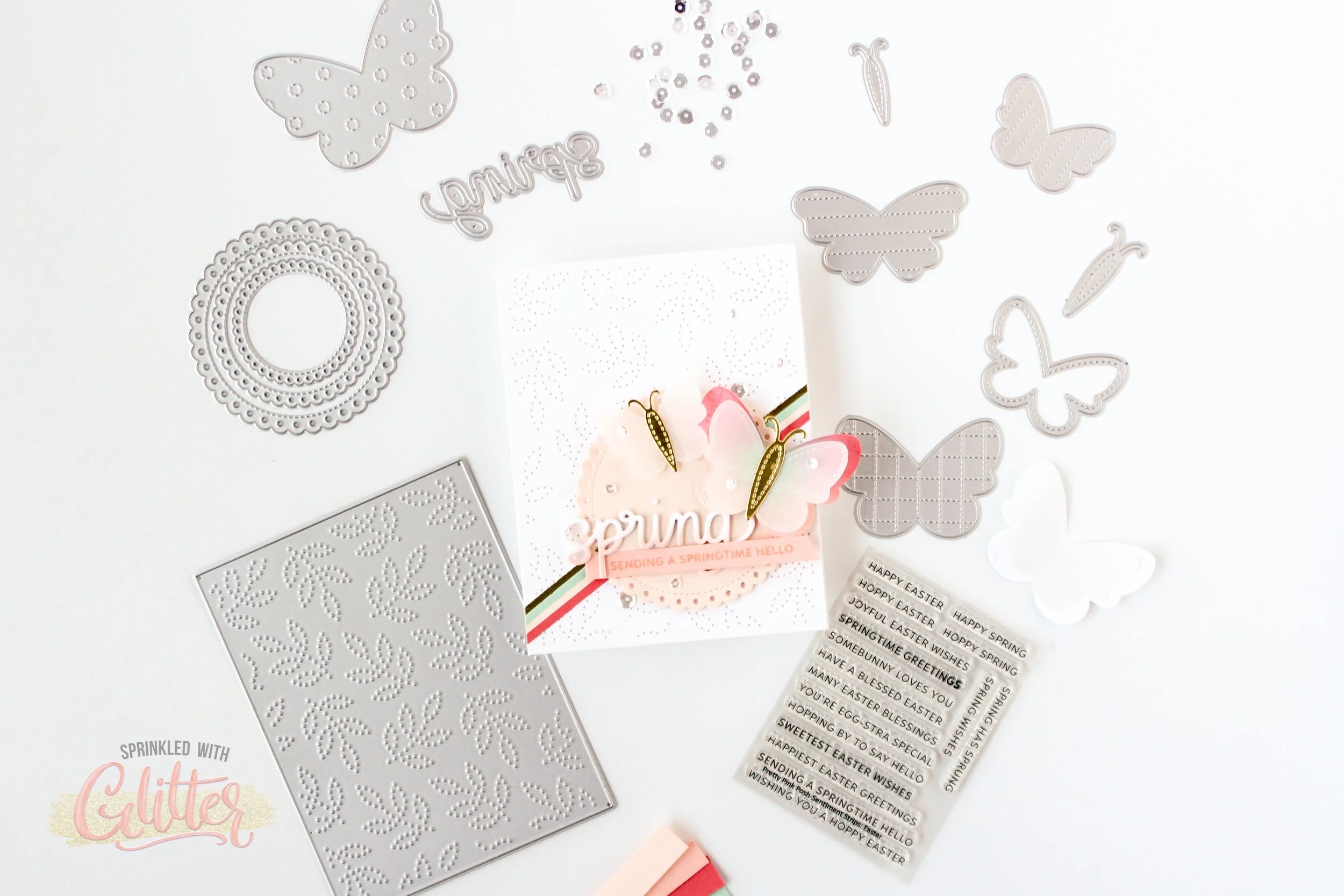 Tie Dye Ink Blending - A Simple Spring Project