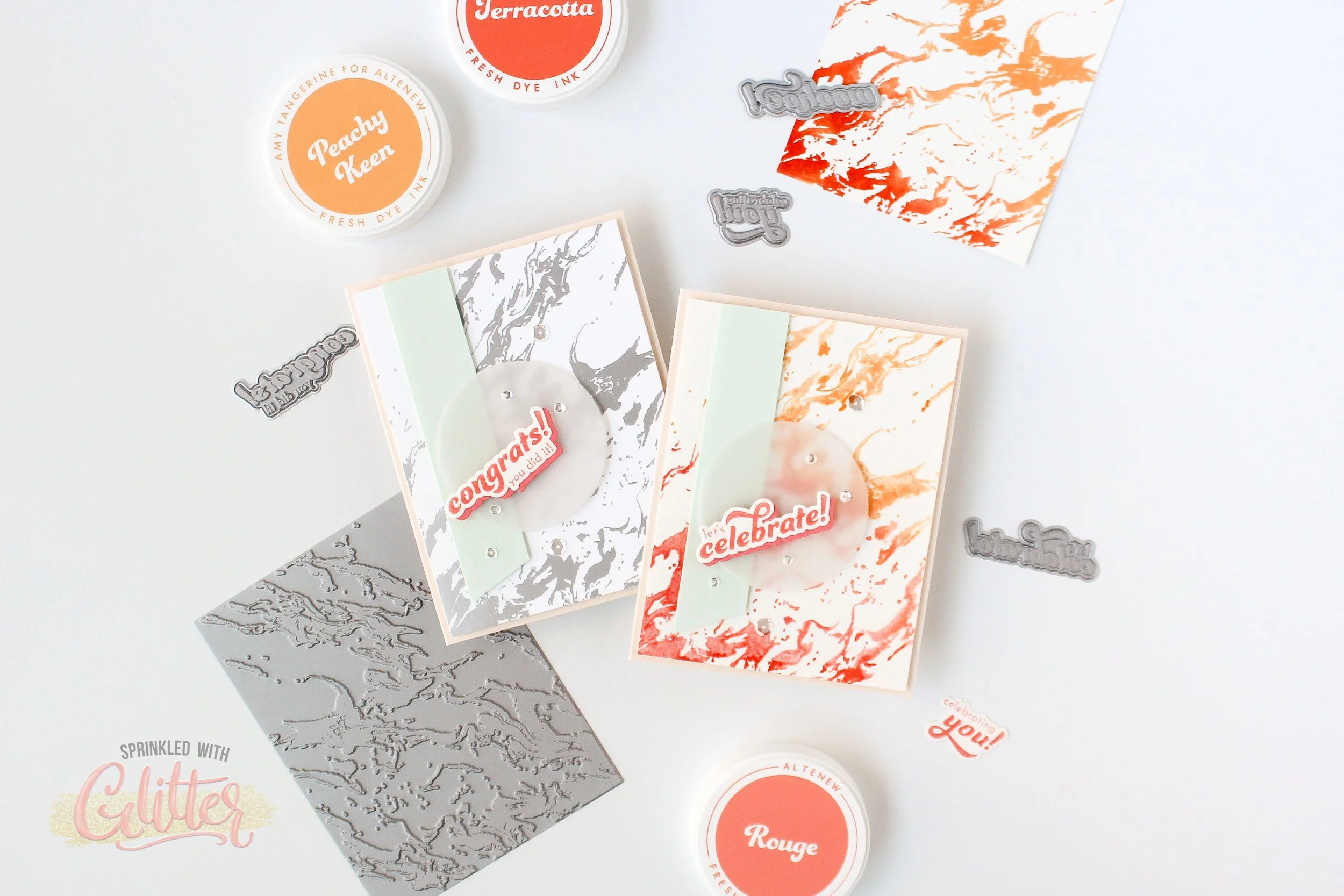 A New Betterpress Technique?  Watercolored BetterPress Letterpress  Altenew May 2024 Release Blog Hop