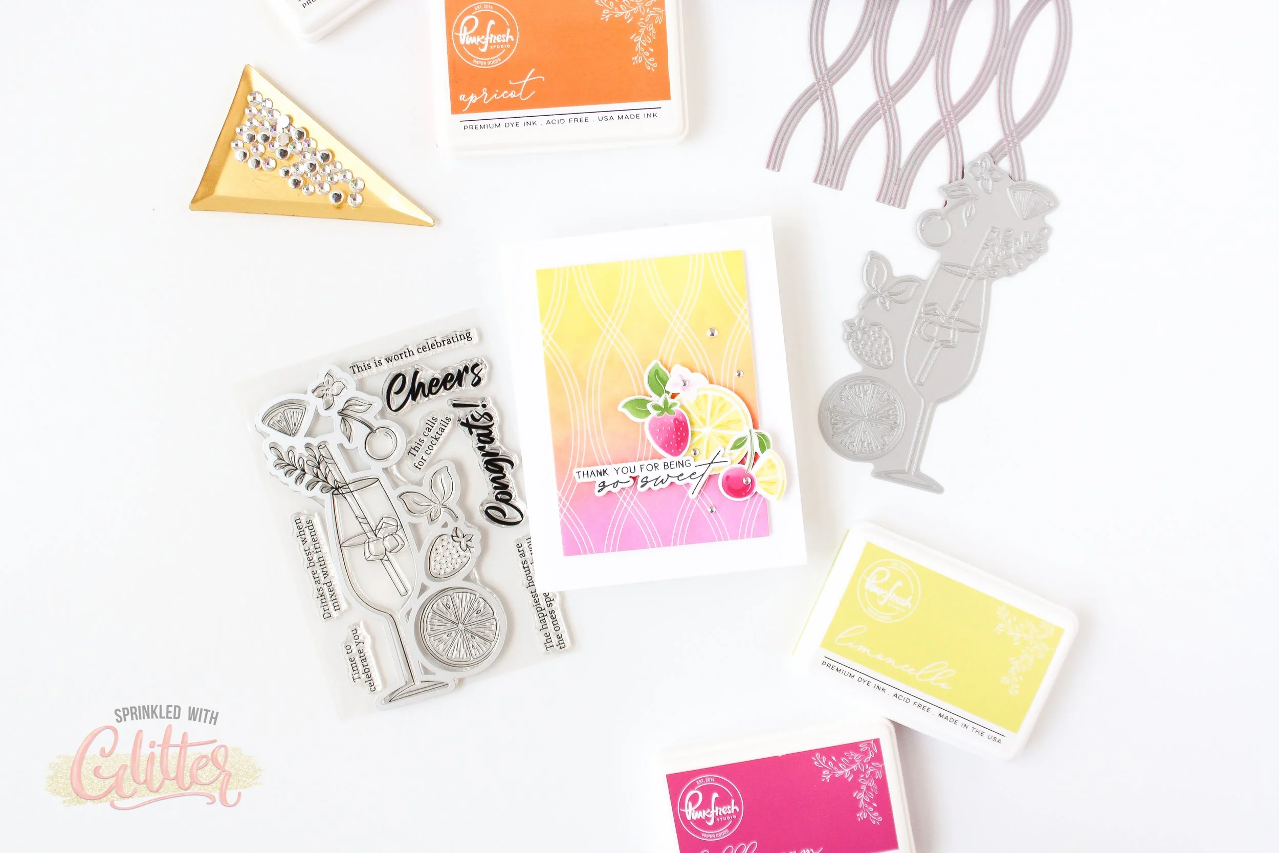 Hot Foil Resist With Opaque White Foil - Pinkfresh Studio Happiness Release Instagram Hop