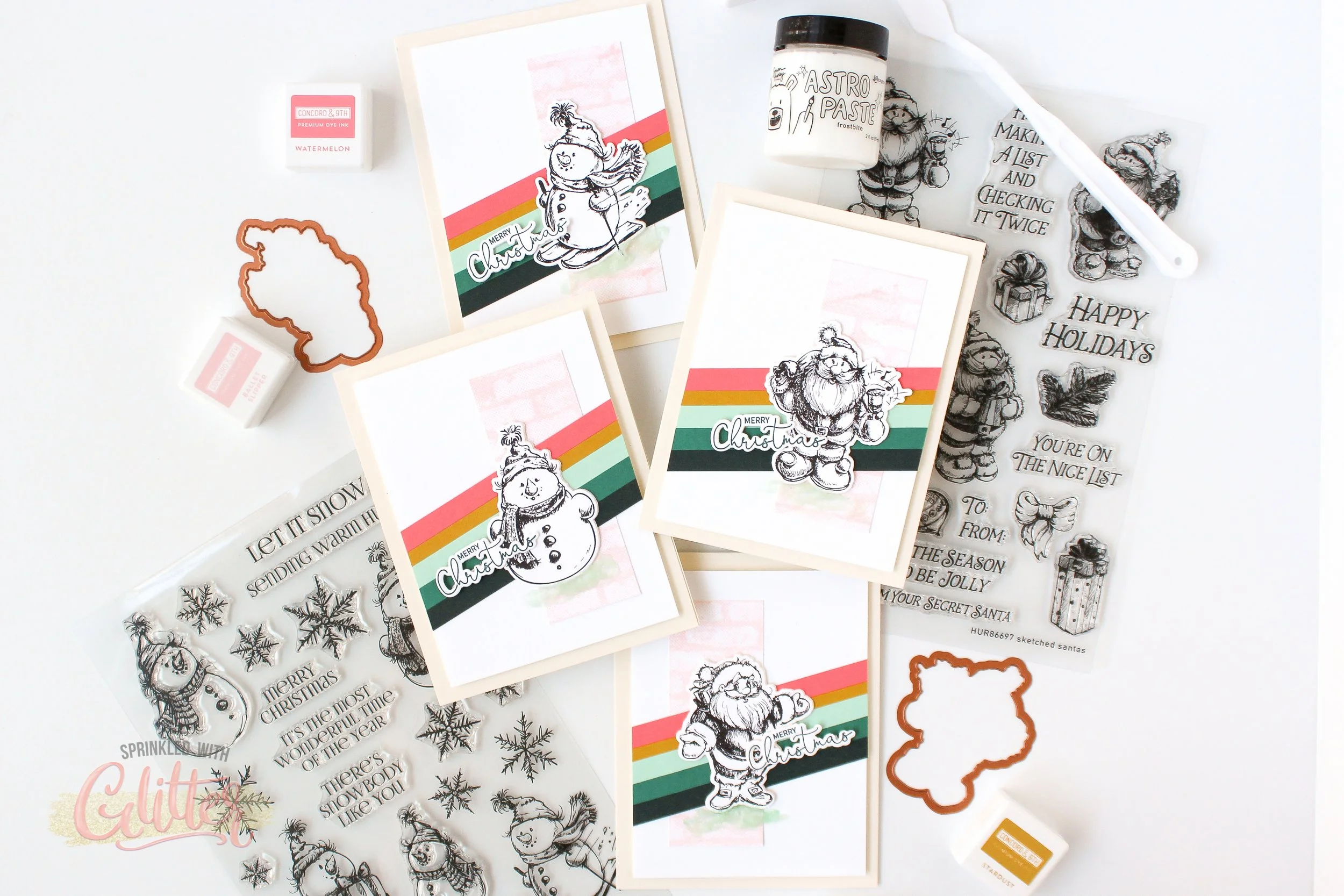 Create Your Own Custom Colored Astro Paste - Simple Sets Series Holiday Edition!