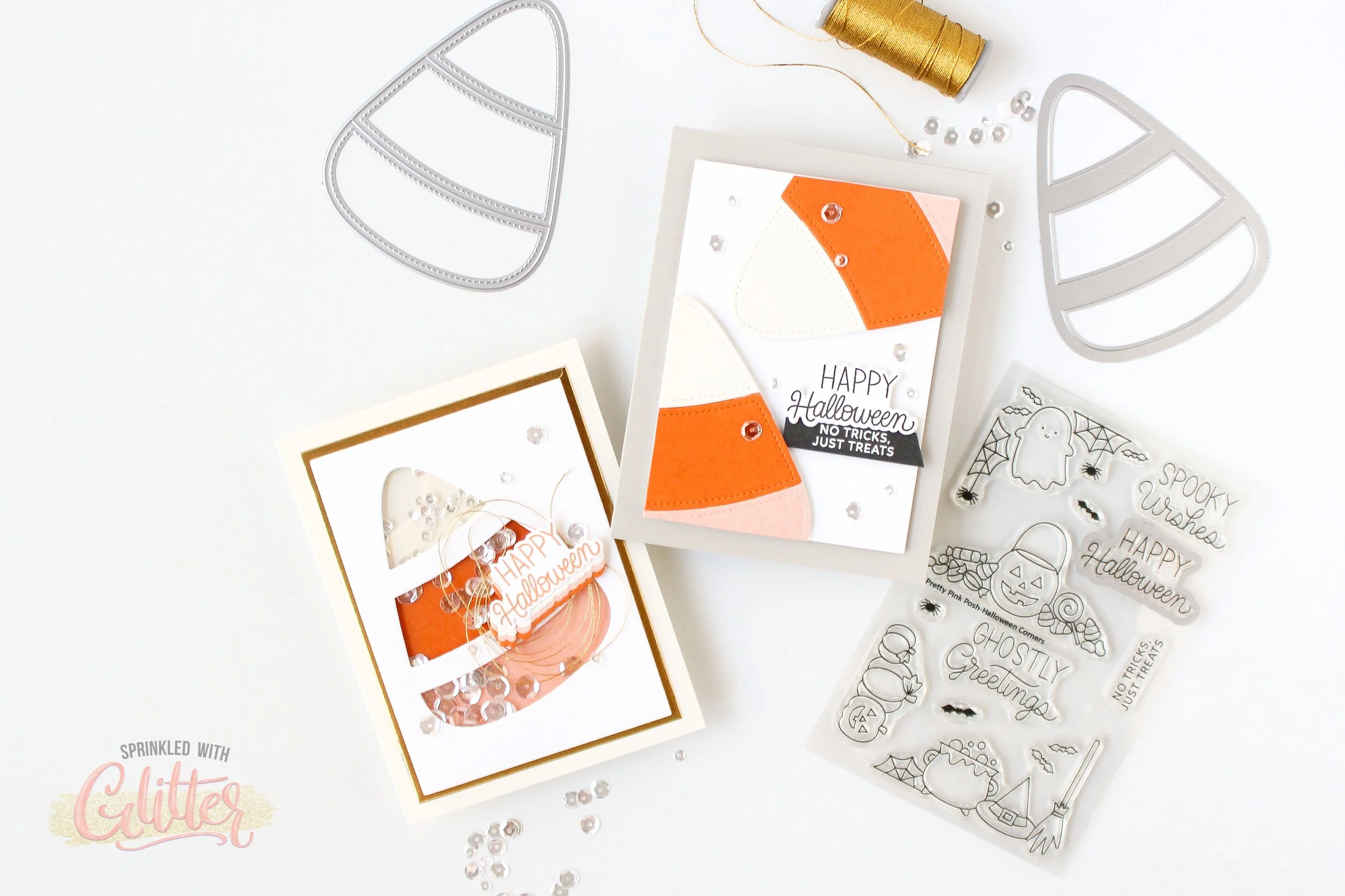 One Die, Two Ways Halloween Edition - Pretty Pink Posh August Release Blog Hop Day One