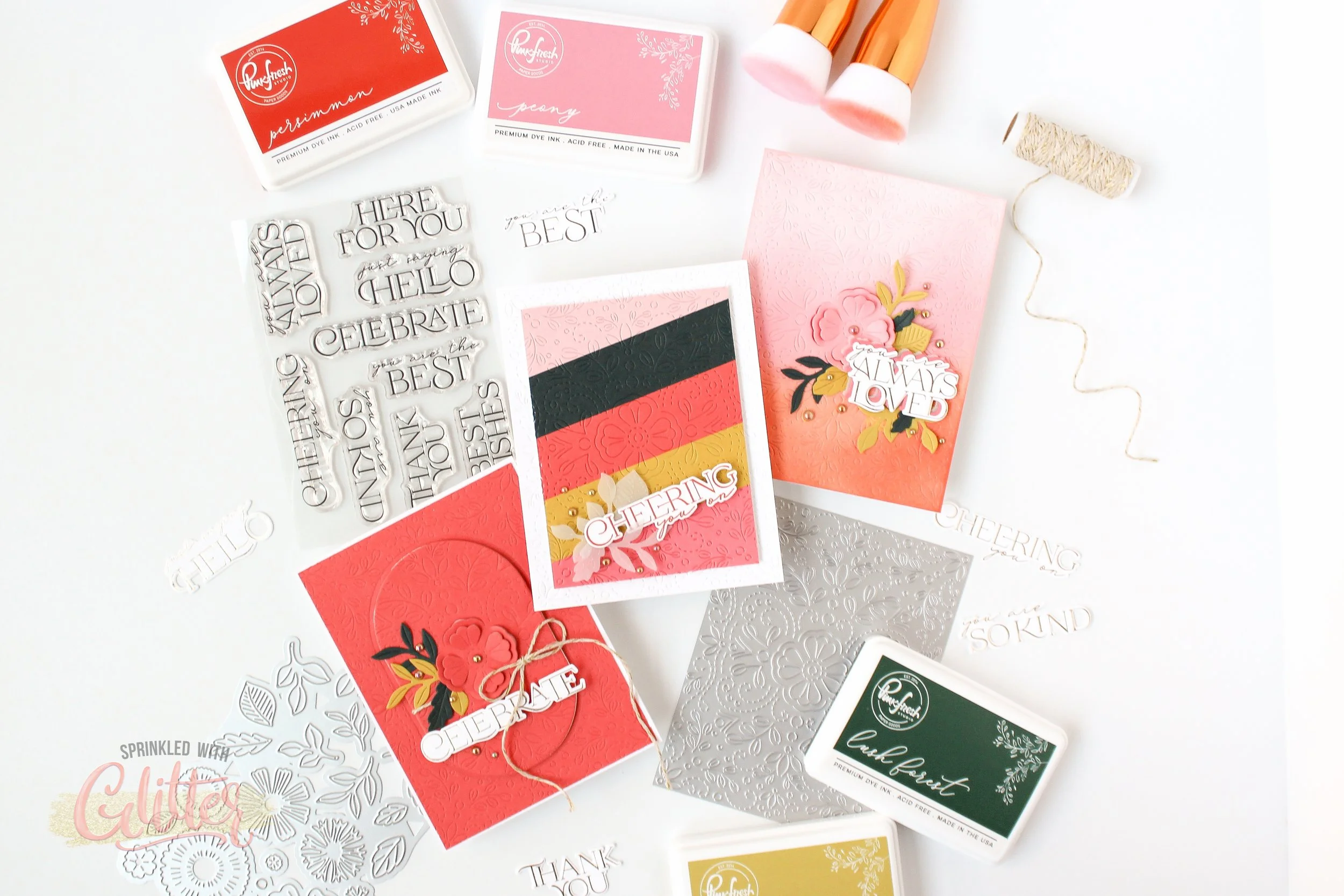 Four Ways To Use Coverplate Dies - Pinkfresh Studio Here For You August 2024 Release Blog Hop