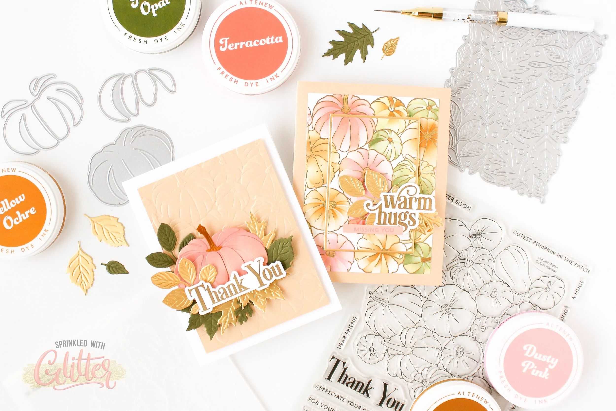 Fall Mix And Match - Using Different Products Together To Create Fall Cards