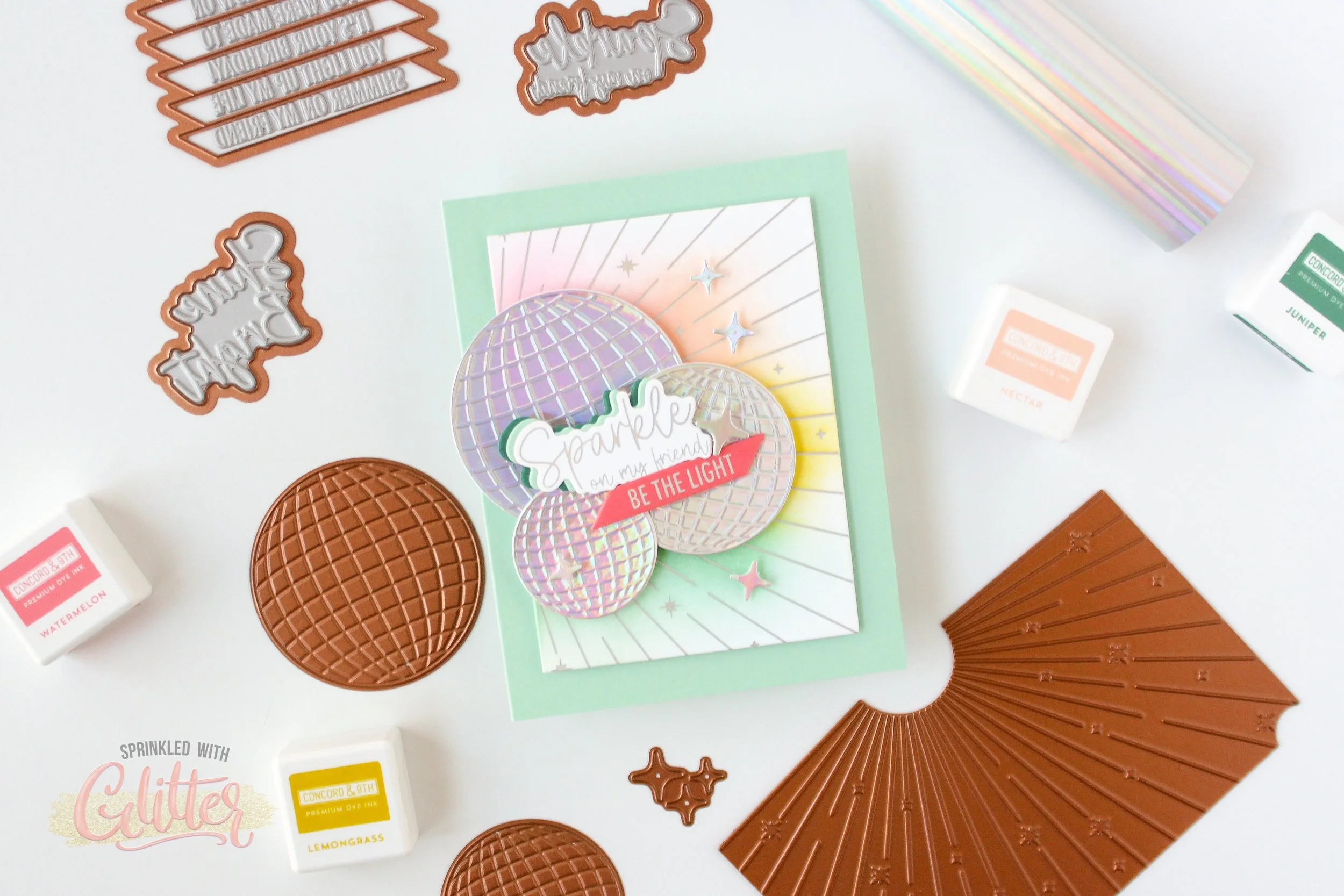 How To Perfectly Place Multiple Die Cuts At One Time - Shine Bright Collection Inspiration Week