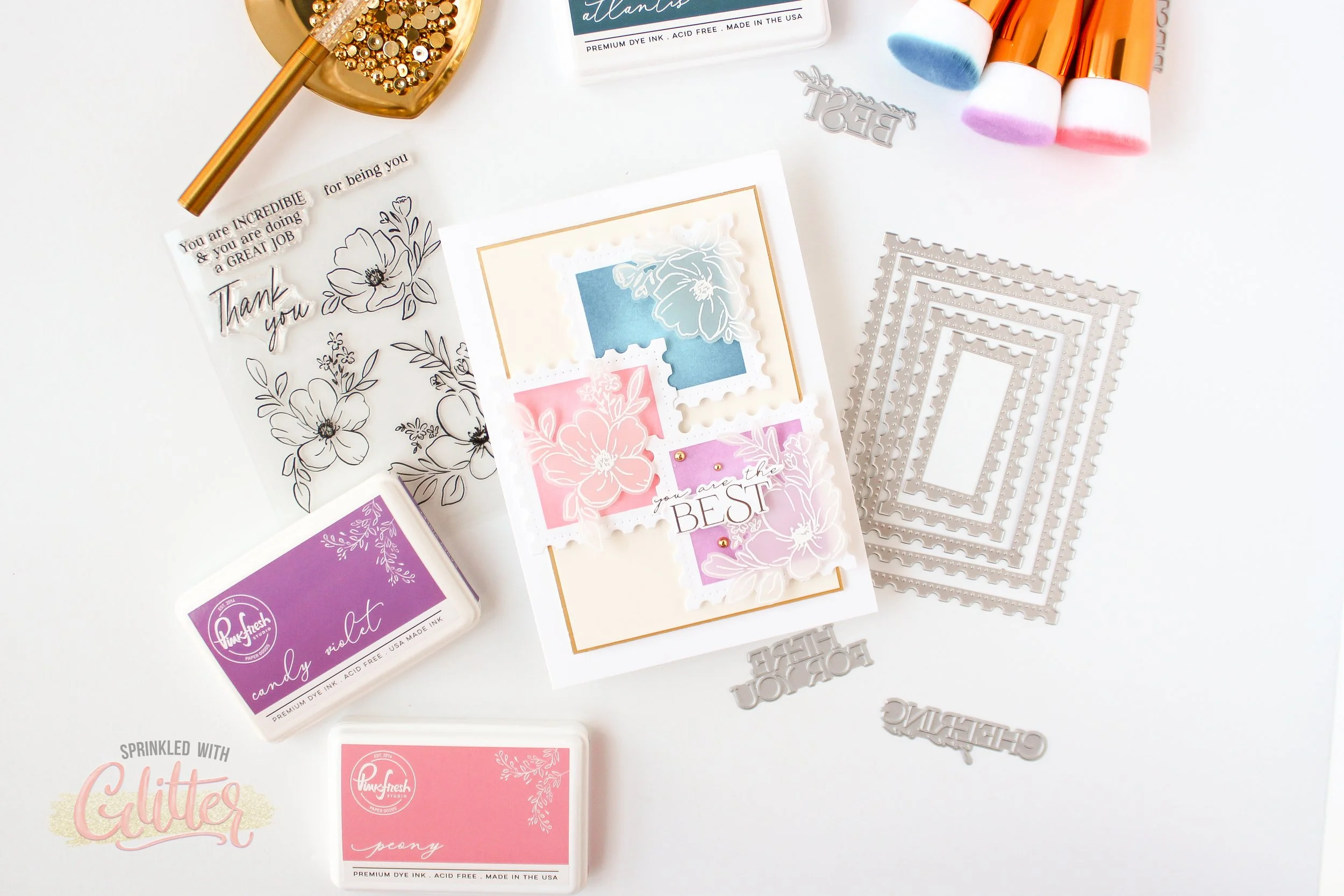 Creating Custom Sized Die Cuts With Partial Die Cutting - Pinkfresh Studio Essentials Release Instagram Hop