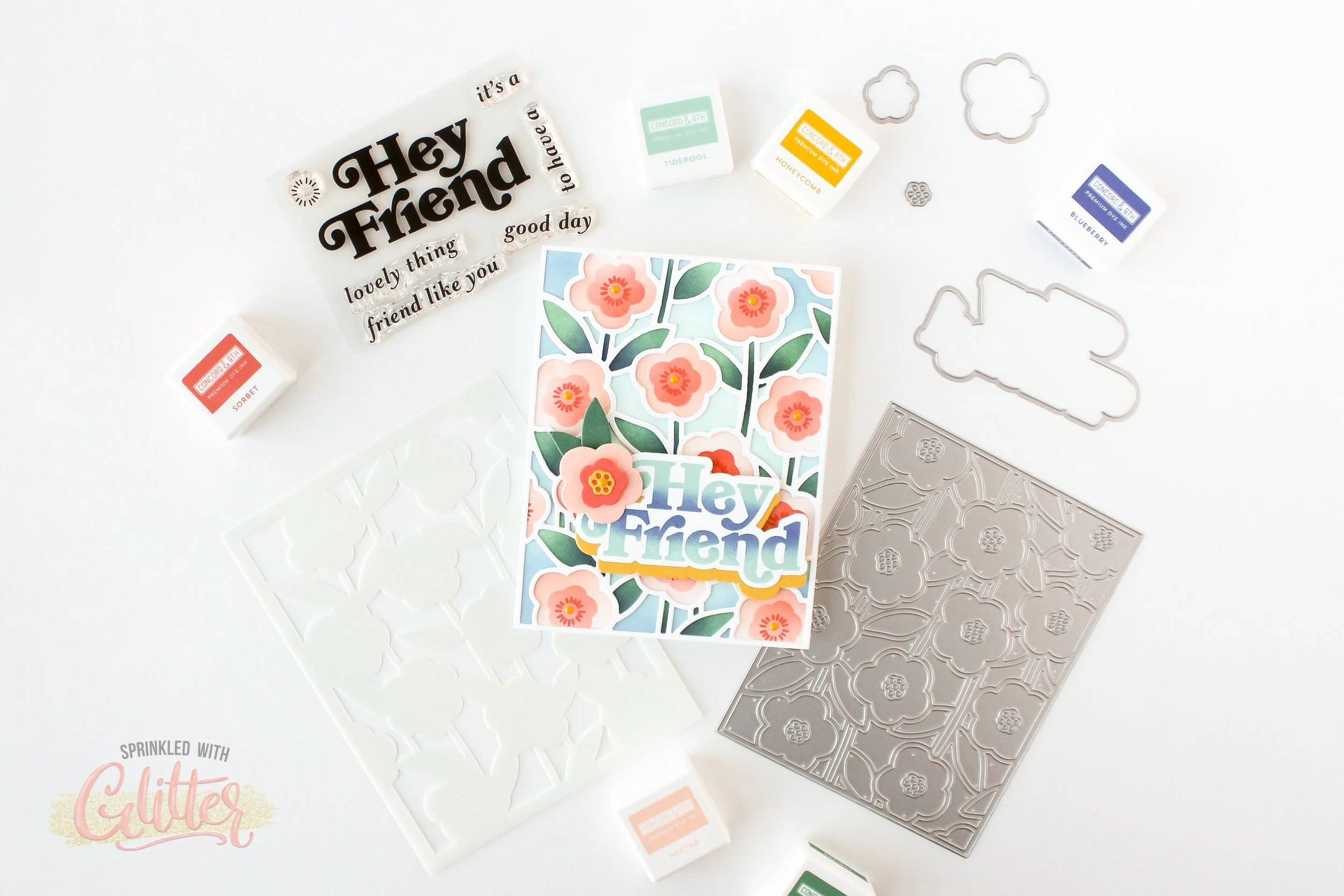 My New Favorite Ink Blending Color Combination - Featuring Concord &amp; 9th Sweet Stems