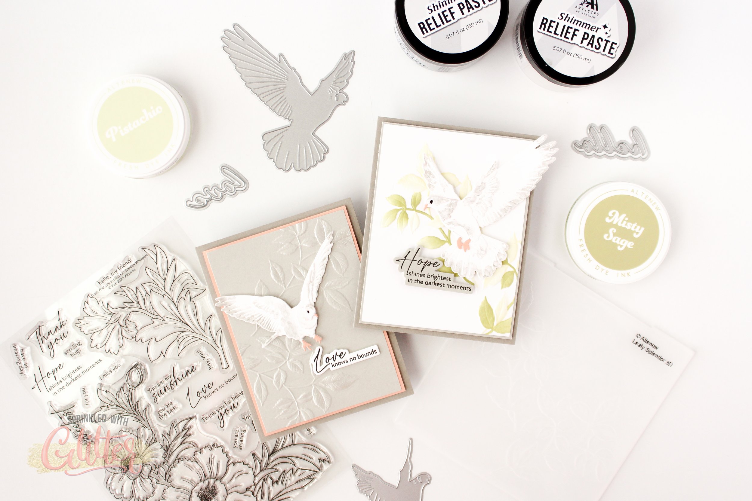 Add Easy Shimmer To Any Die Cut