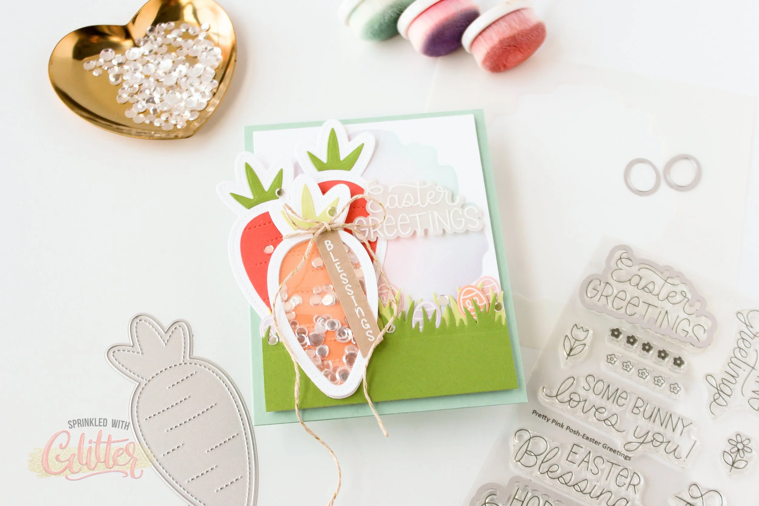 How To Create A Sweet Easter Shaker Card - Pretty Pink Posh March 2025 ...