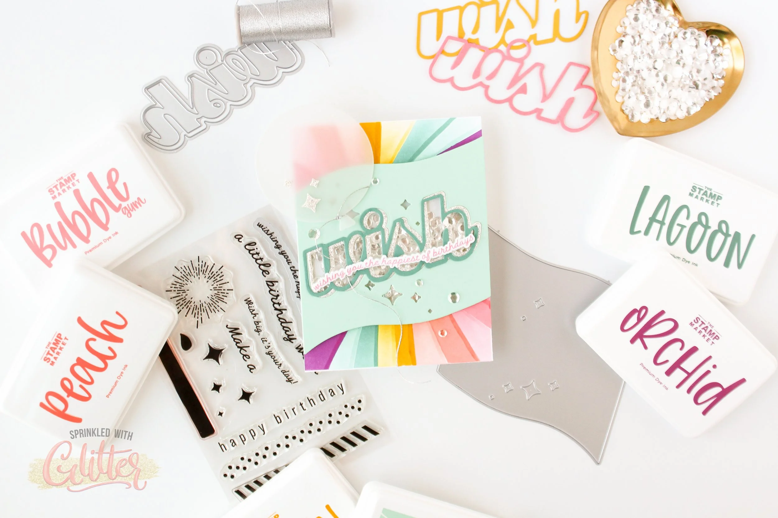 Carissa Crafts Live YouTube LiveStream Replay! Featuring The Stamp Market Plus A Giveaway!