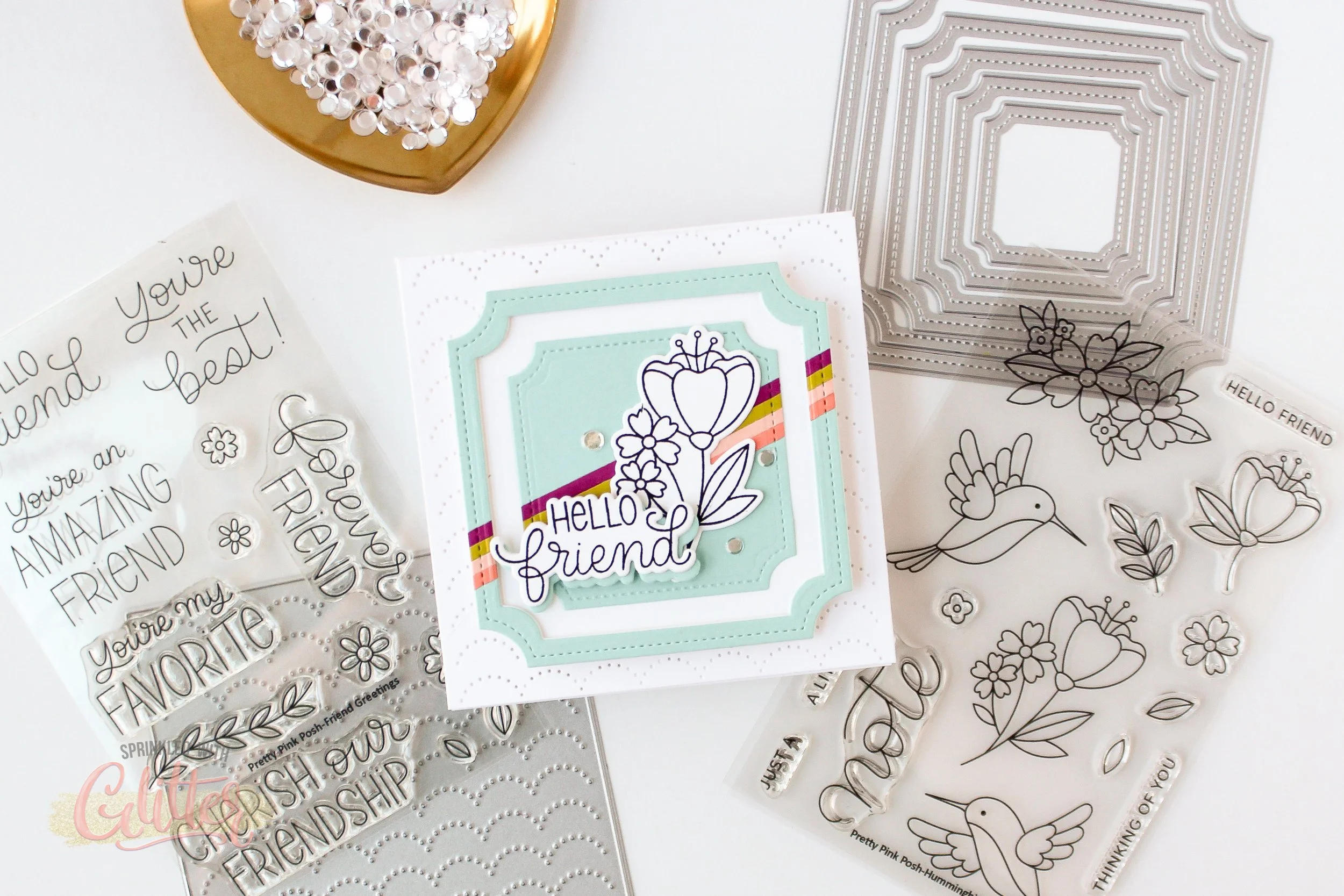 Easy Fun Fold Card - Pretty Pink Posh May 2025 Instagram Hop