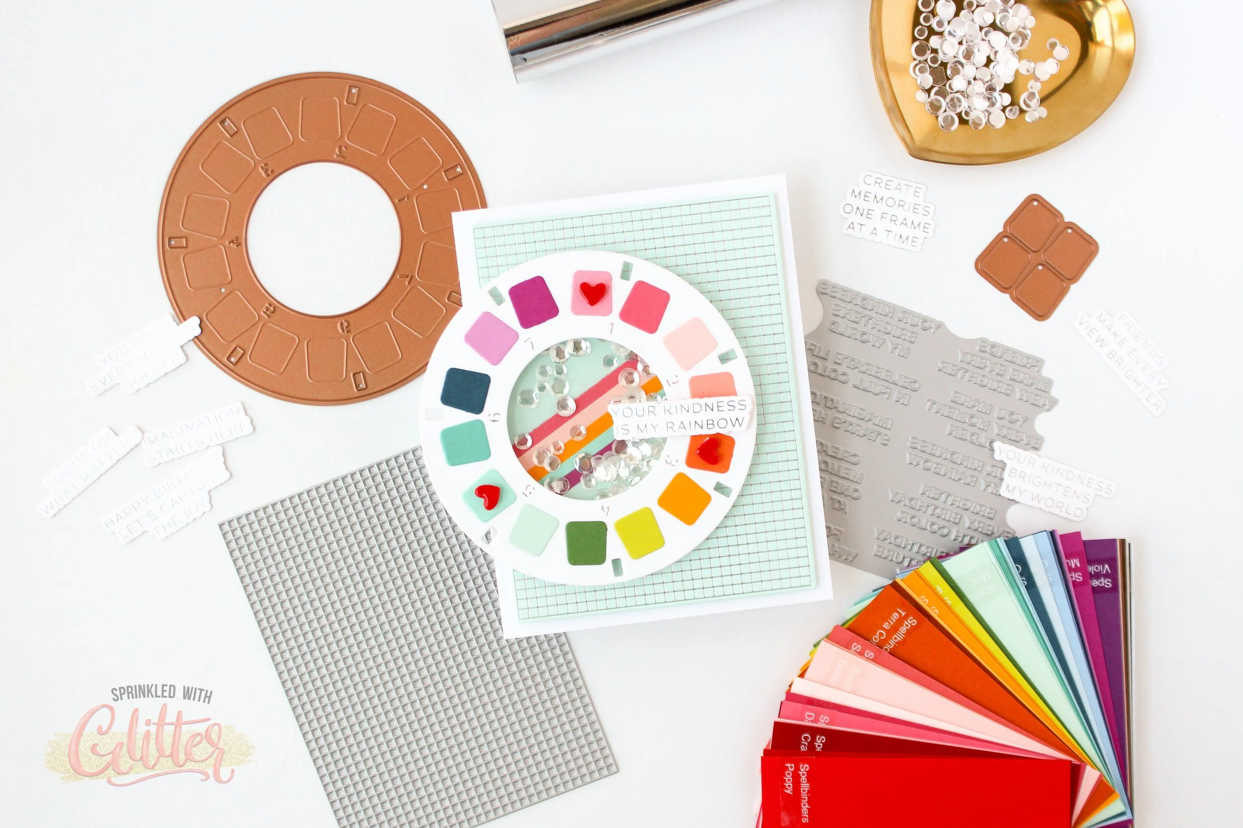 Carissa Crafts Live Replay Featuring New Spellbinders &amp; Colorwheel Cardstock