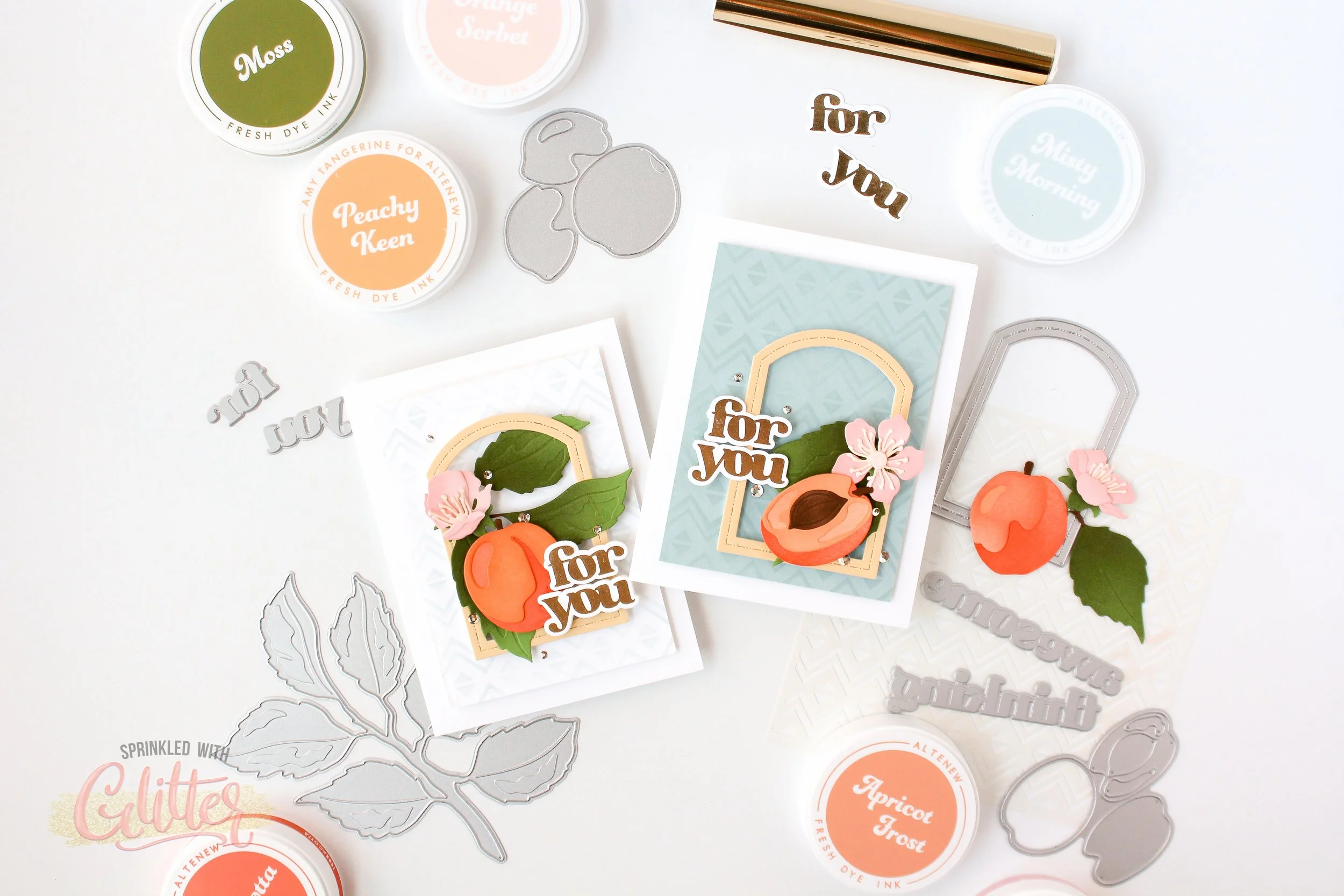 Ink Blended Die Cut Layers - Altenew June 2025 Release Instagram Hop