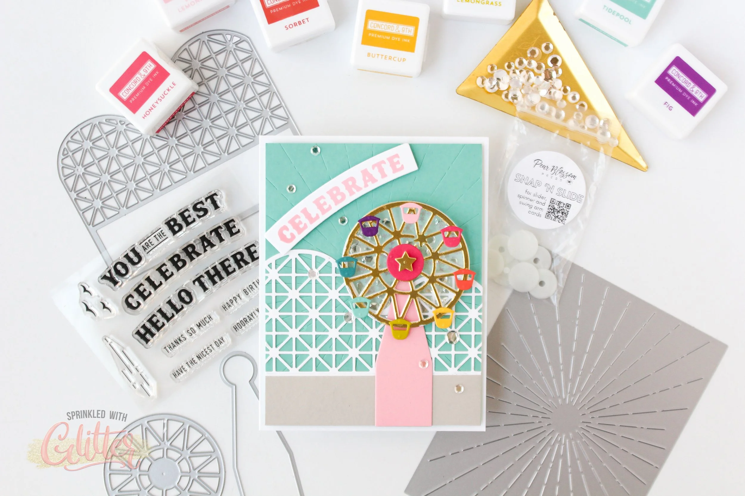 It Shakes &amp; It Spins - A Shaker Spinner Card Featuring Concord &amp; 9th