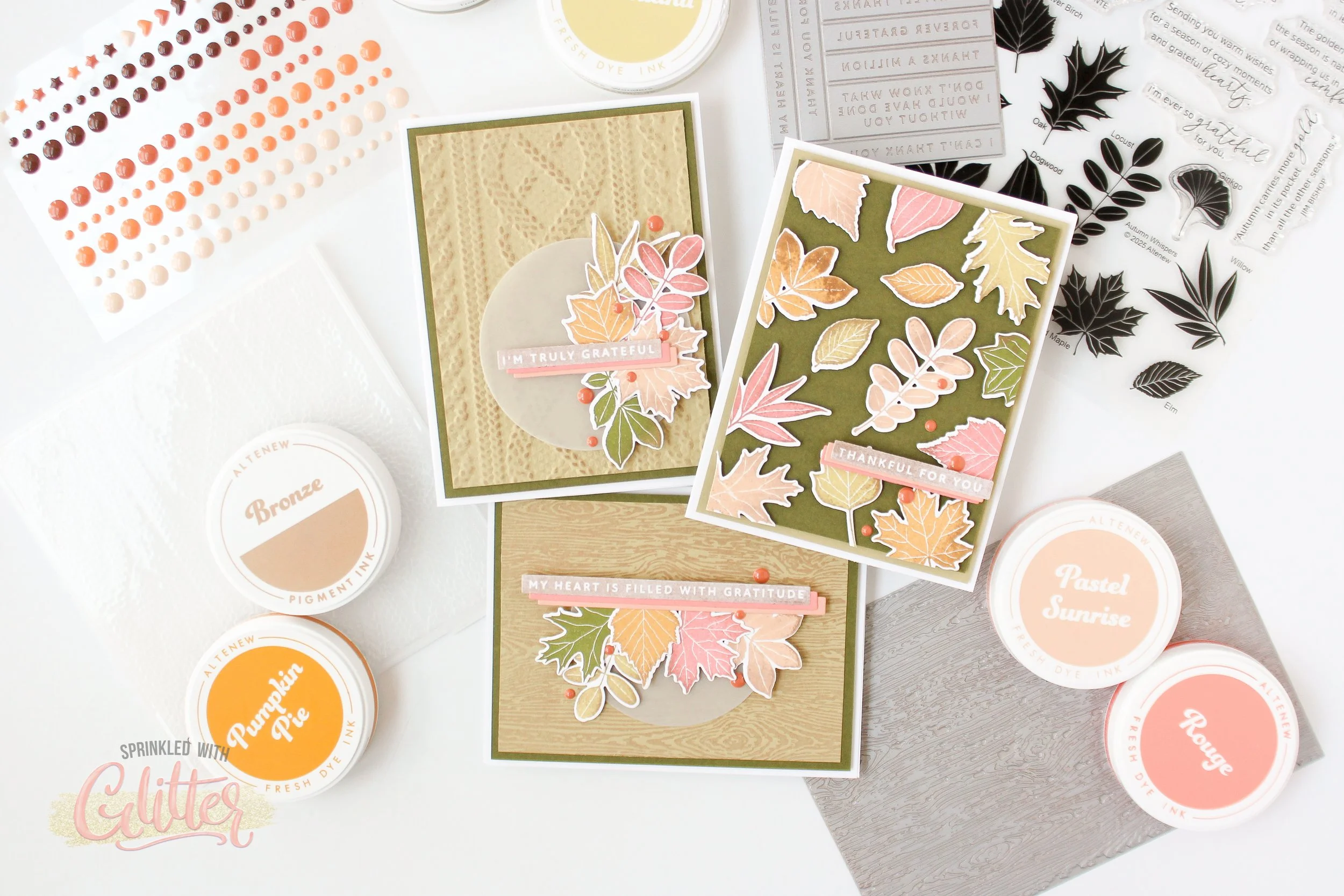 Metallic Accent Stamping - Altenew September 2025 Release Video Hop