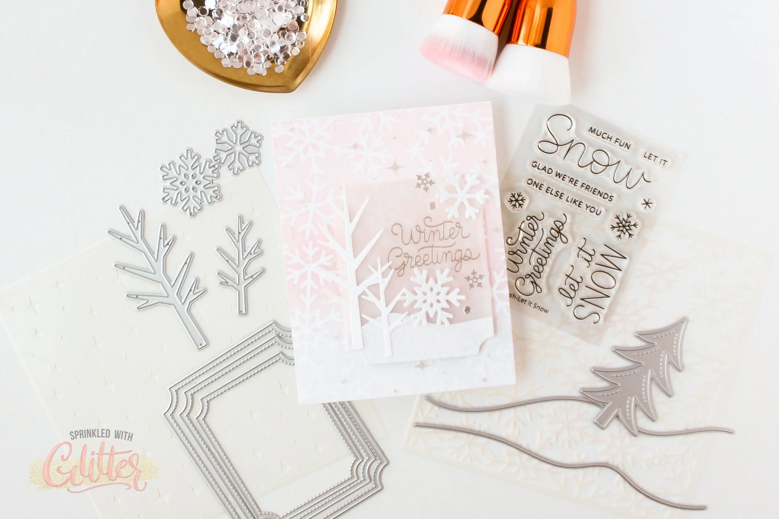 Layered Stencil Designs - Pretty Pink Posh November 2025 Instagram Hop Day 1