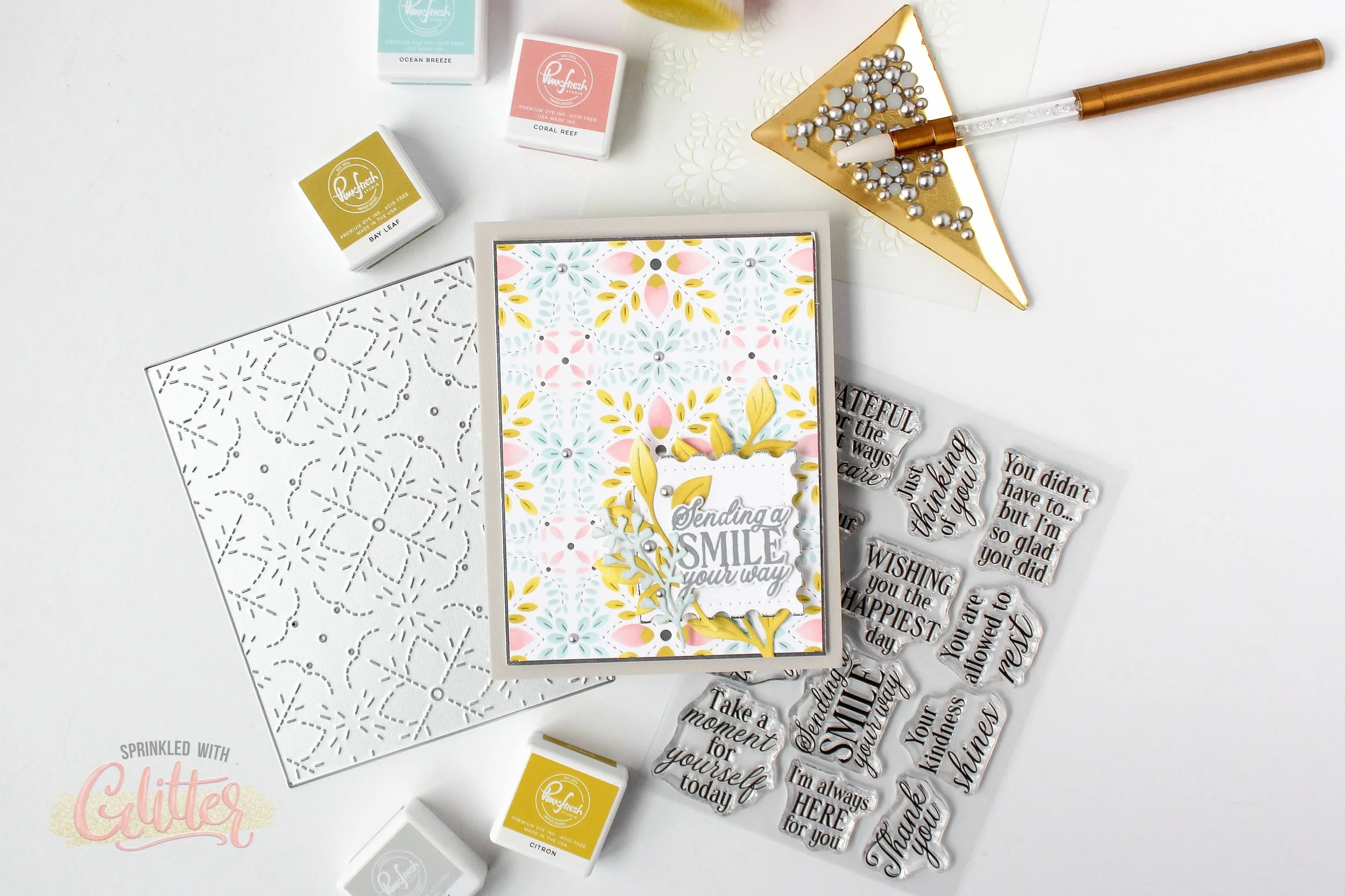 Make This Card In Multiples! - Pinkfresh Studio Artful Foundations Release