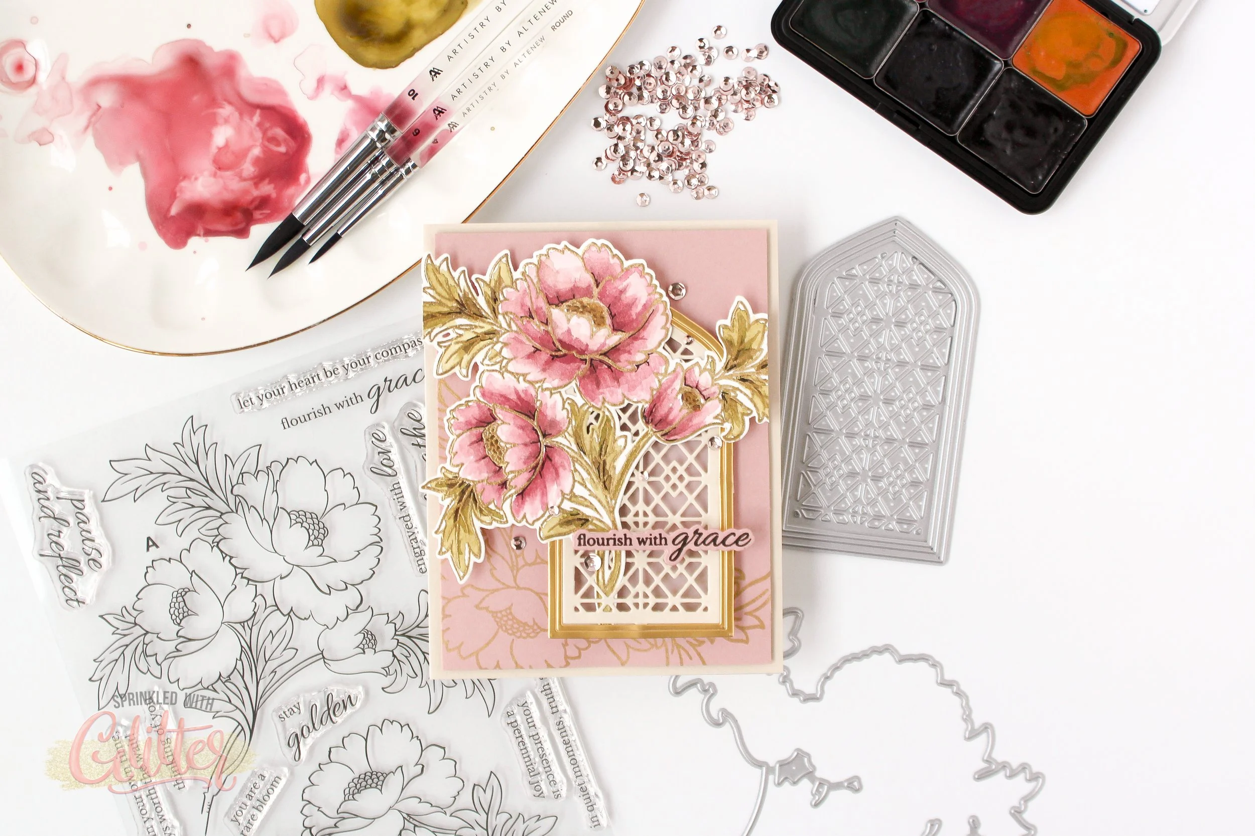 My Favorite Watercolor Trick - Altenew February 2026 Release Video Hop