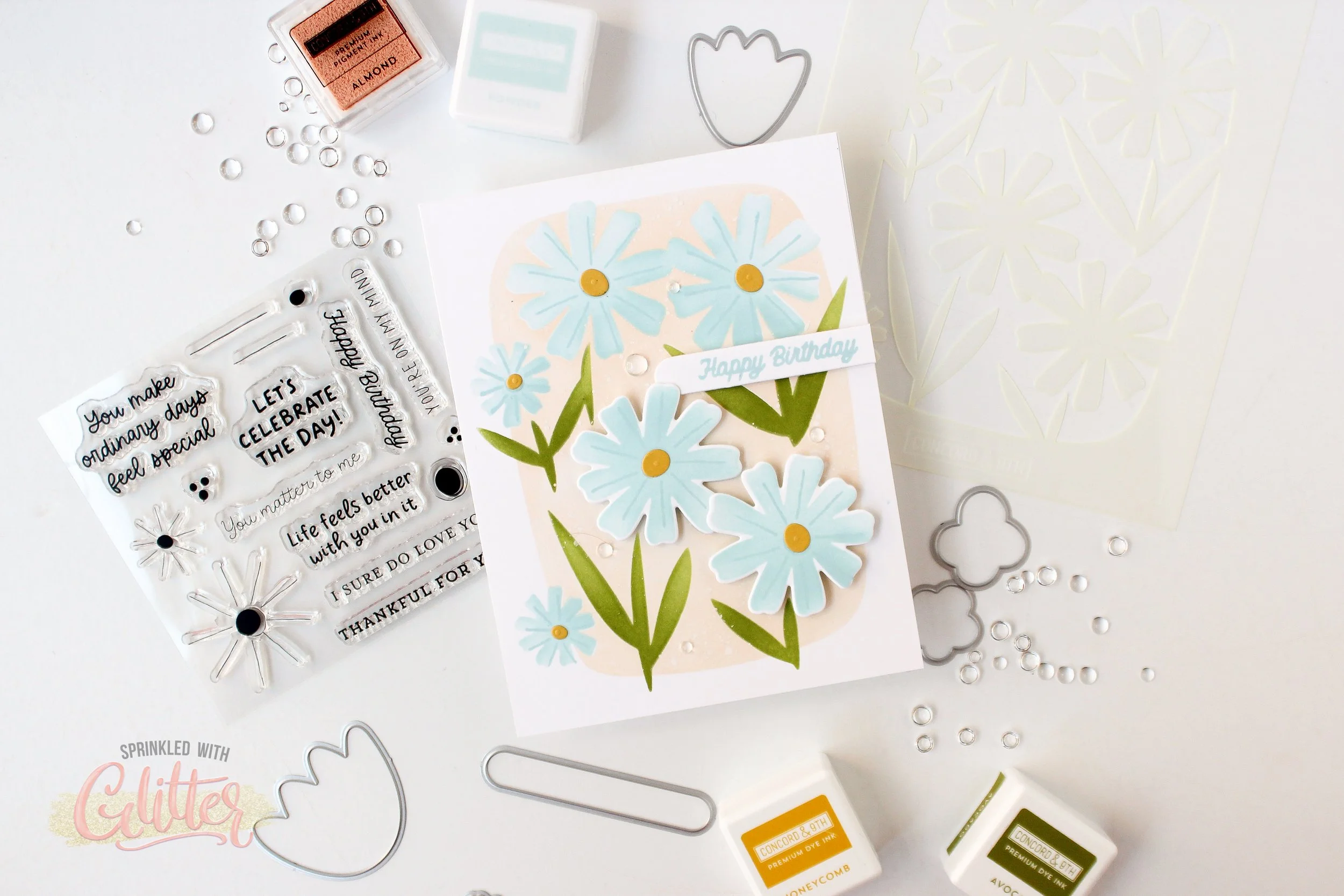 An Easy Birthday Card Design You'll Make Again &amp; Again | Concord &amp; 9th Petal Portraits
