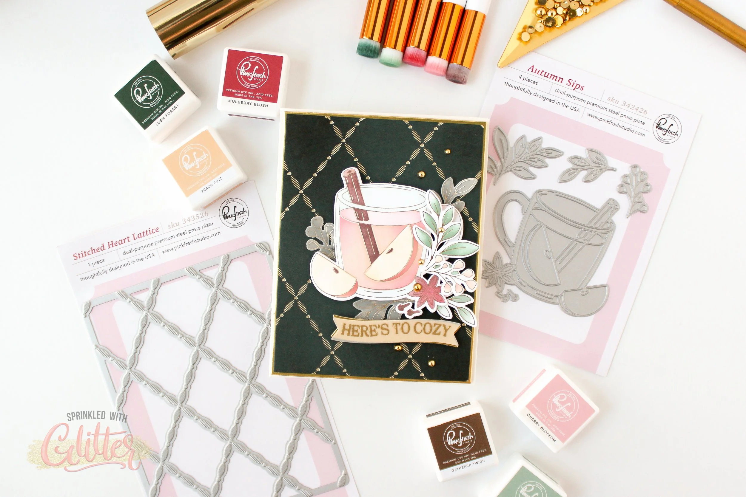 Custom Ink Blends - Pinkfresh Studio Gather &amp; Bloom Blog Hop