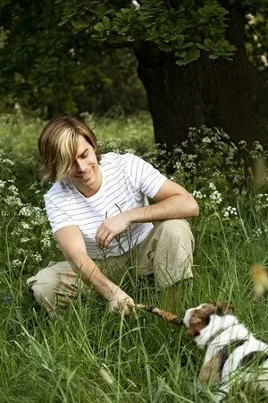 Informal training sessions with puppies where I engage with what the pup is interested in doing provides me with the best opportunity to teach my puppy about what being my partner is all about! We do things that the pup likes, such as tugging, and w…