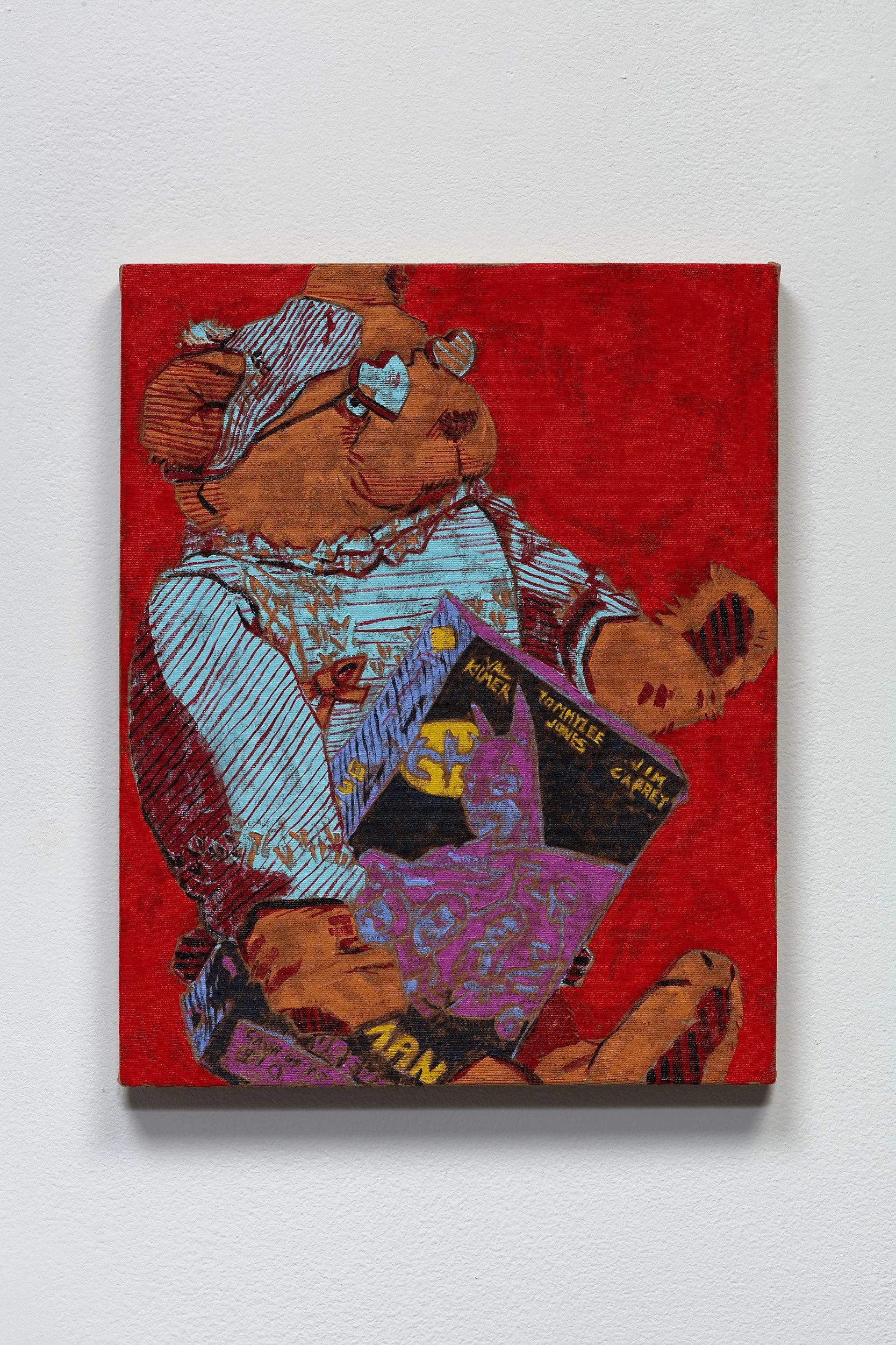 20x16 in, Oil on Cotton Knit