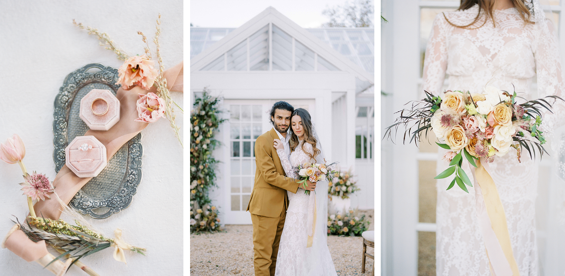 Ivy Rose Barn Wedding Collage | DC Wedding Photographer