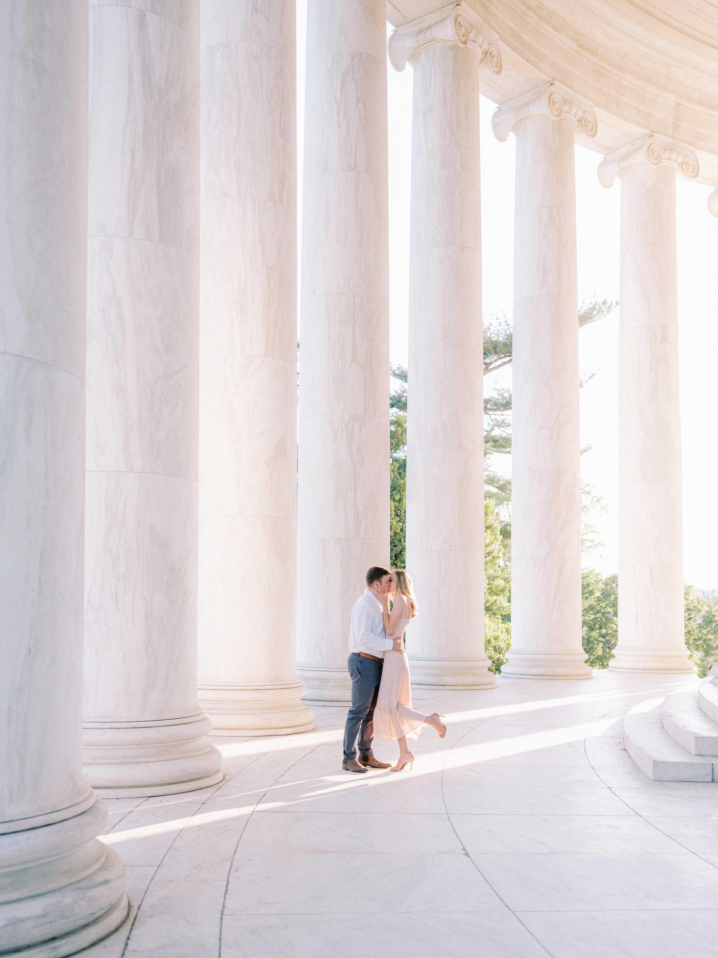 Thomas Jefferson Washington DC Luxury Engagement Session Photography