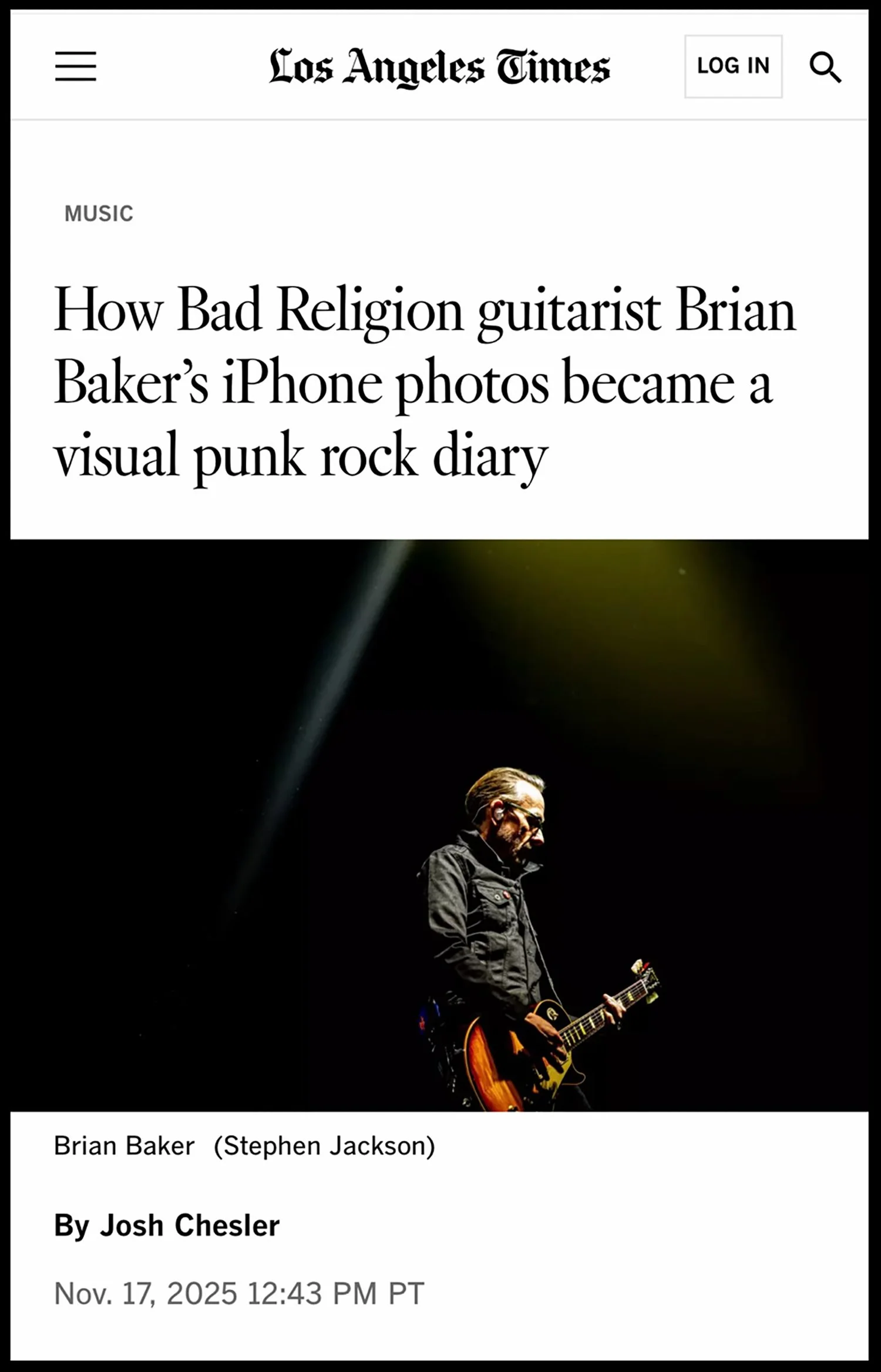 Los Angeles Times | November 17 2025