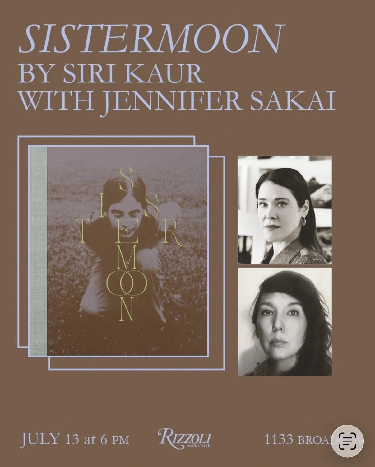 Sistermoon by Siri Kaur in conversation with Jennifer Sakai