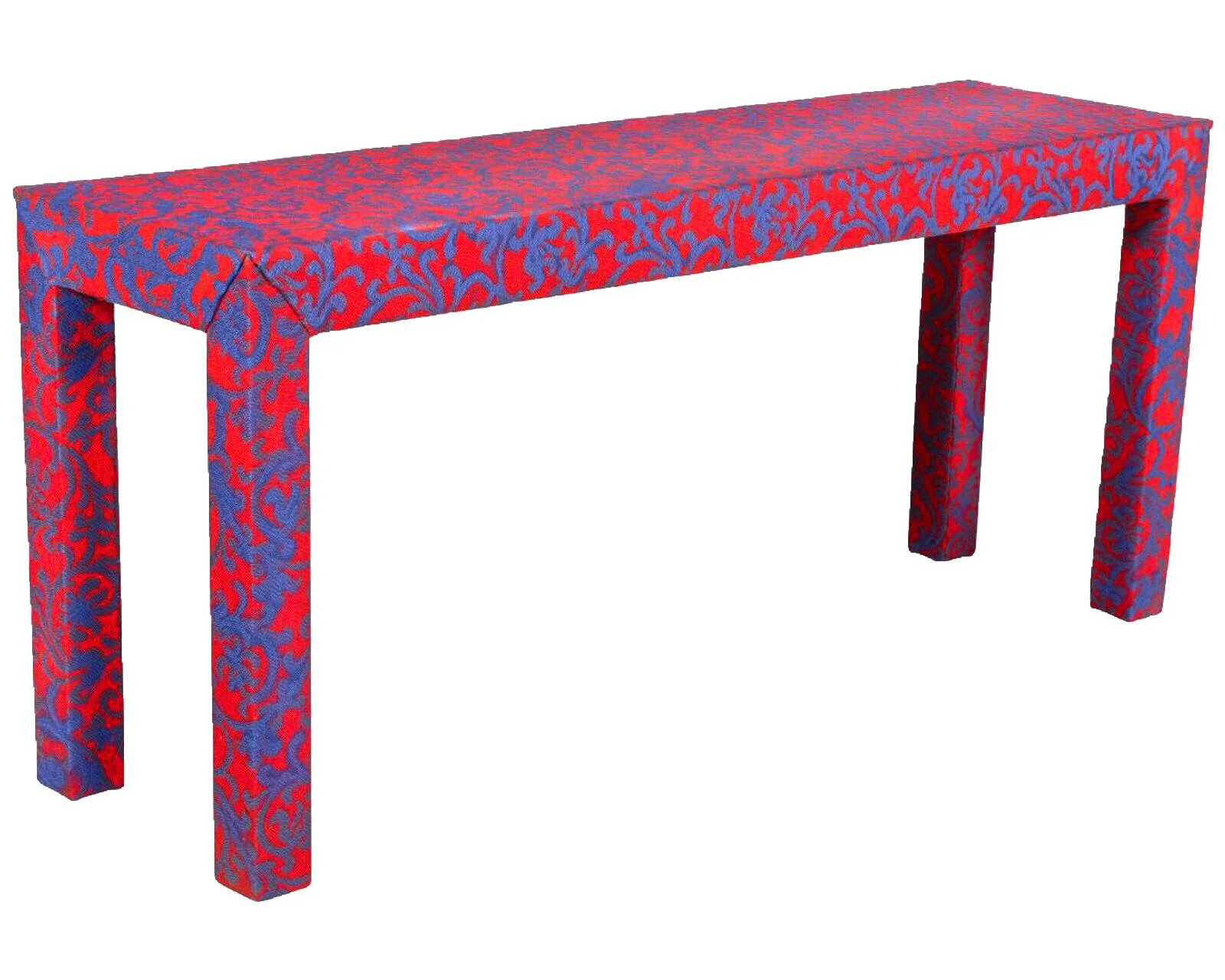 1980s-post-modern-hollywood-regency-jacobean-coral-upholstered-sofa-table-5338.jpeg