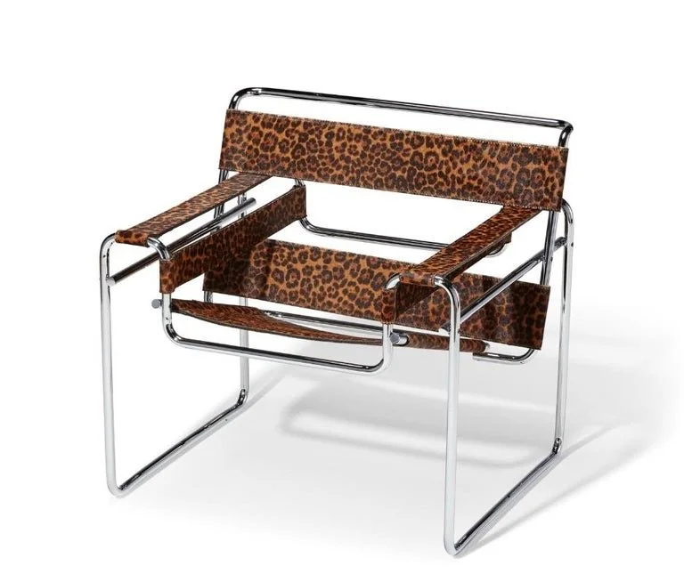 Knoll x Supreme Leopard Model B3 Wassily Lounge Chair, Marcel