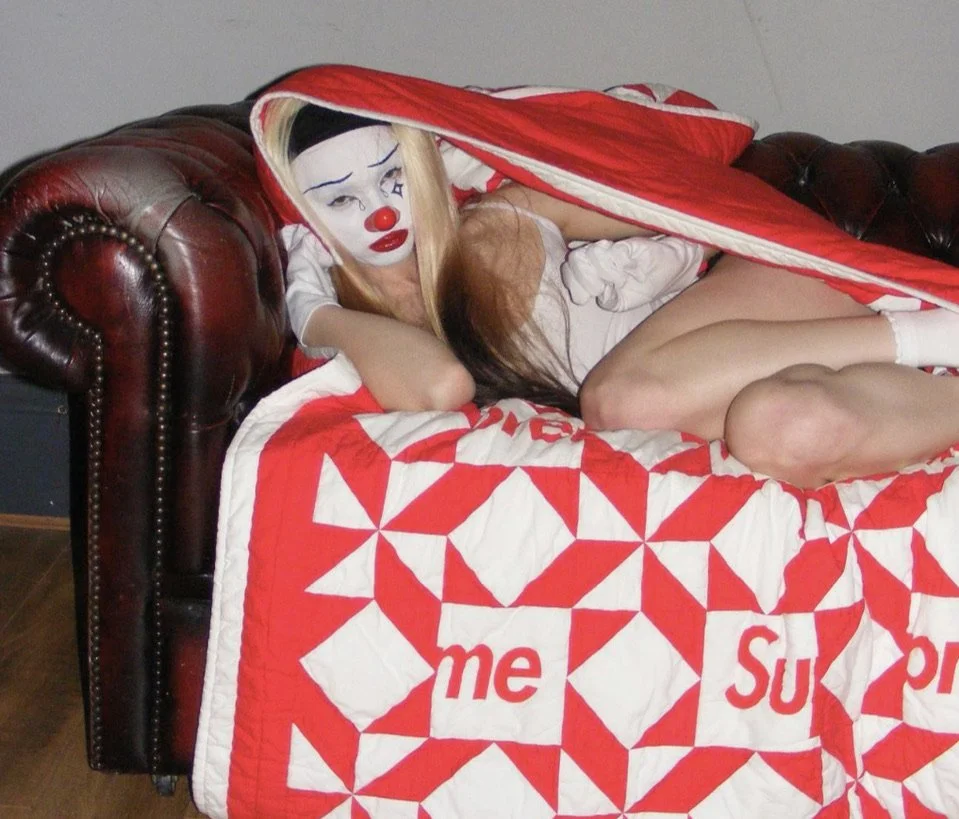 Supreme Spring 2023 Handmade Red & White Quilt, Limited Edition